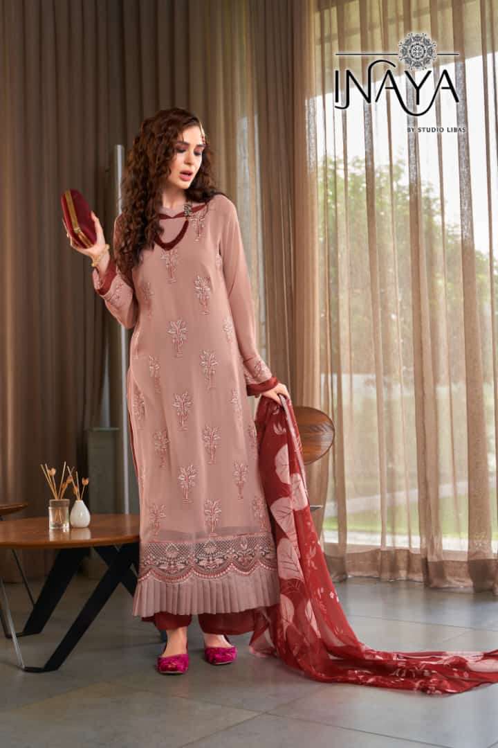 Inaya Digital print chiffon Kurti Wholesale catalog