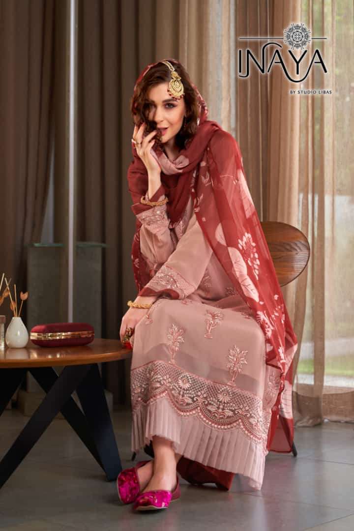 Inaya Digital print chiffon Kurti Wholesale catalog