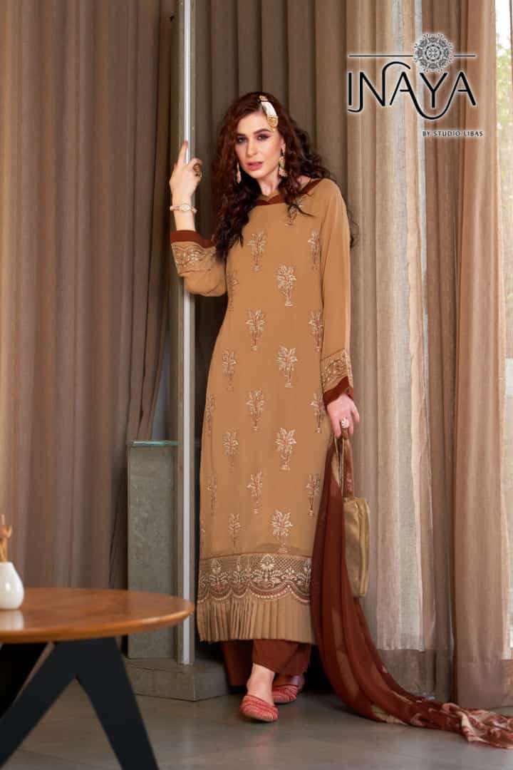 Inaya Digital print chiffon Kurti Wholesale catalog