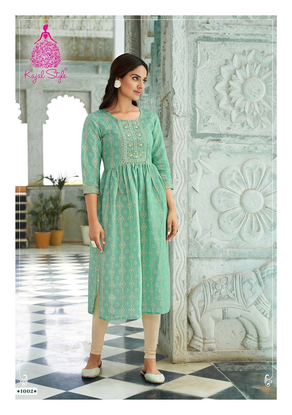 KAJAL STYLE KESARIYA VOL.1 nayracut kurati Wholesale catalog