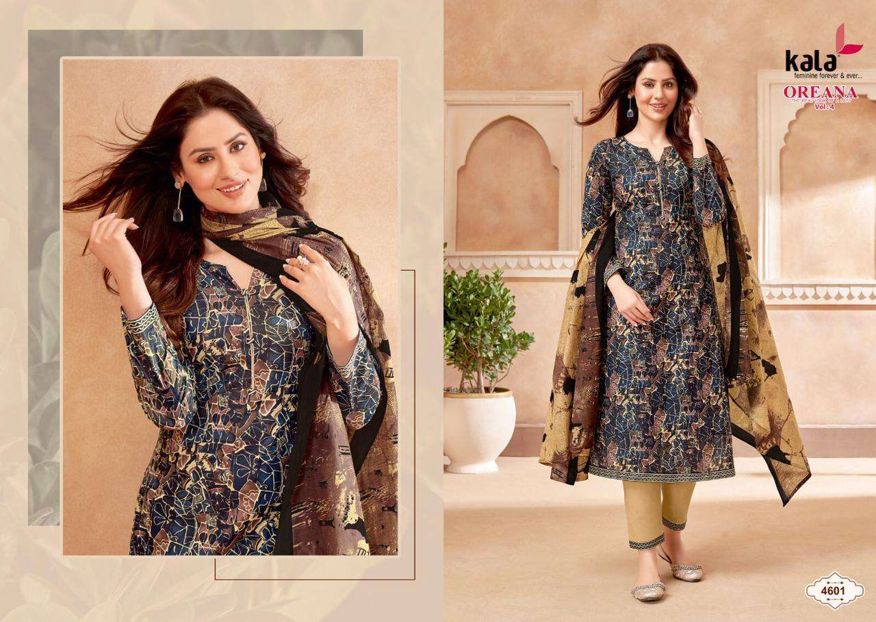  Kala Oreana Vol-4 – Dress Material Wholesale catalog