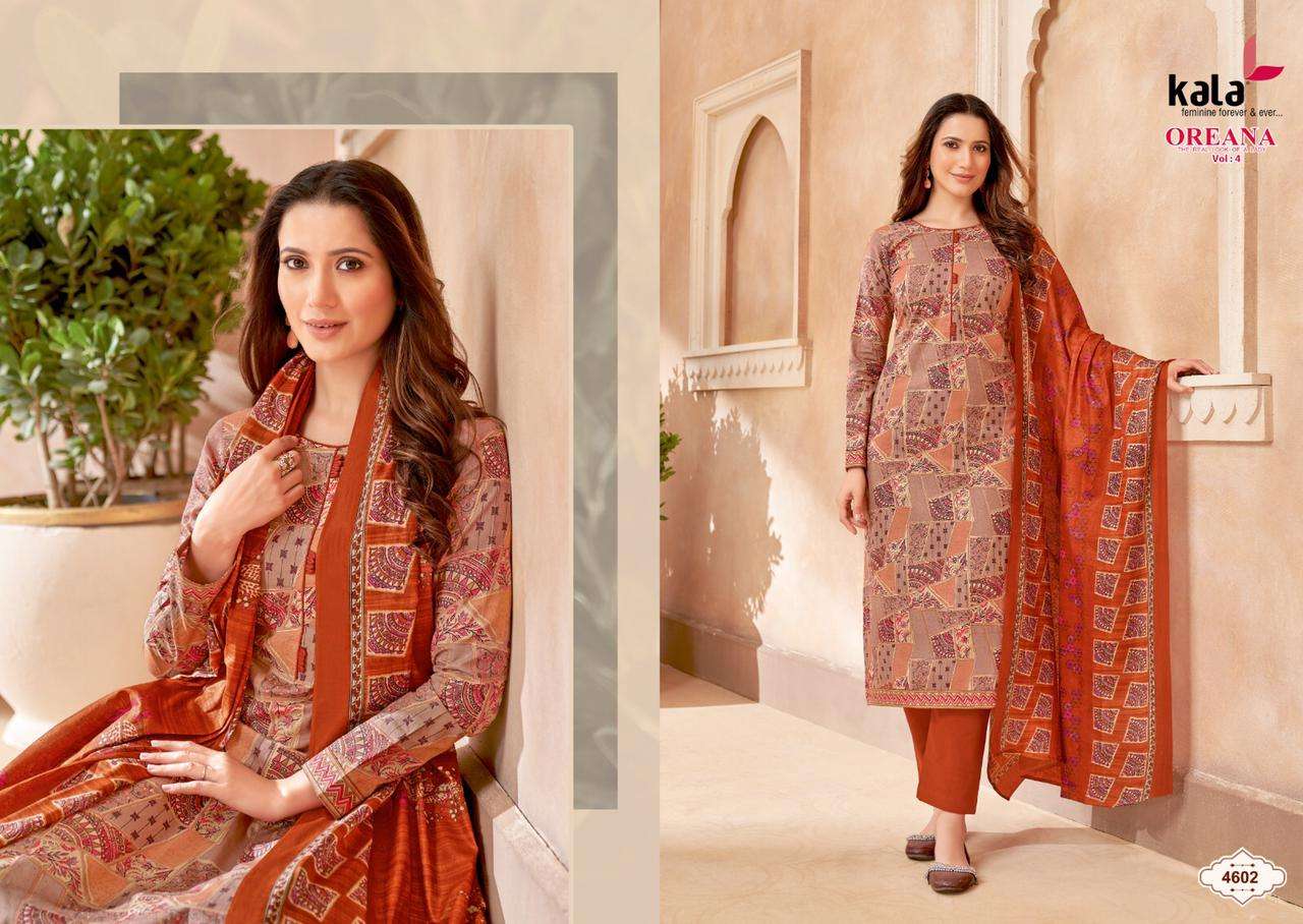  Kala Oreana Vol-4 – Dress Material Wholesale catalog