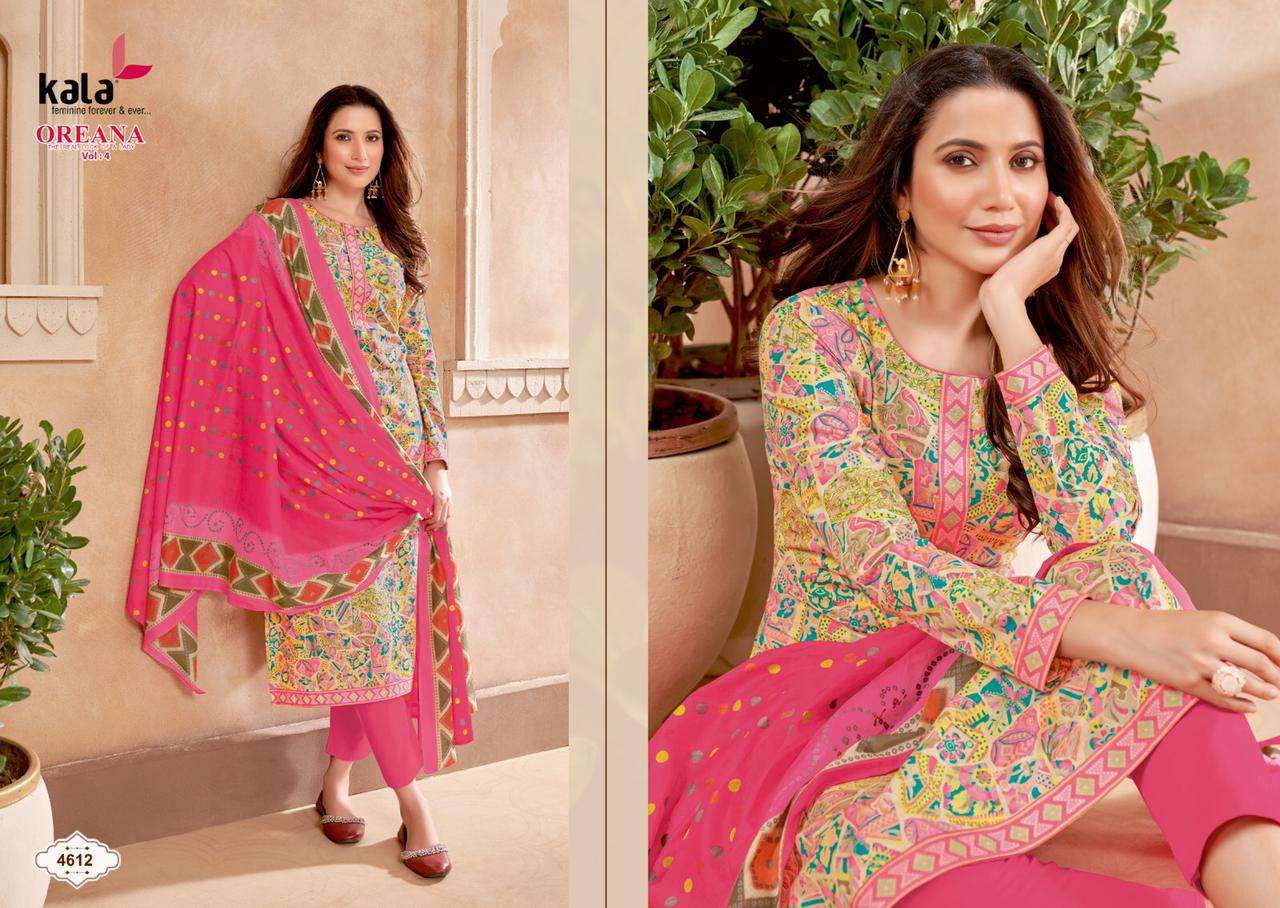  Kala Oreana Vol-4 – Dress Material Wholesale catalog