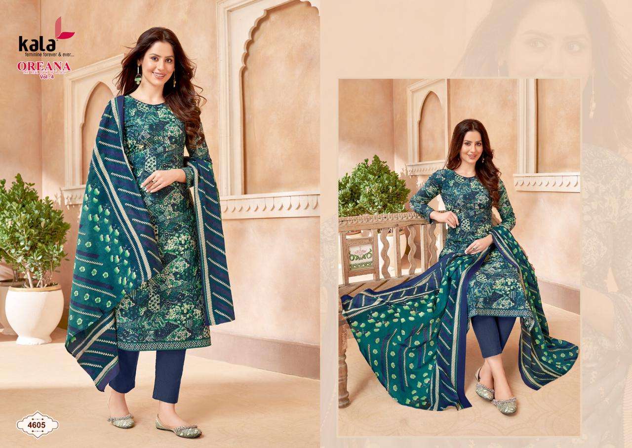  Kala Oreana Vol-4 – Dress Material Wholesale catalog