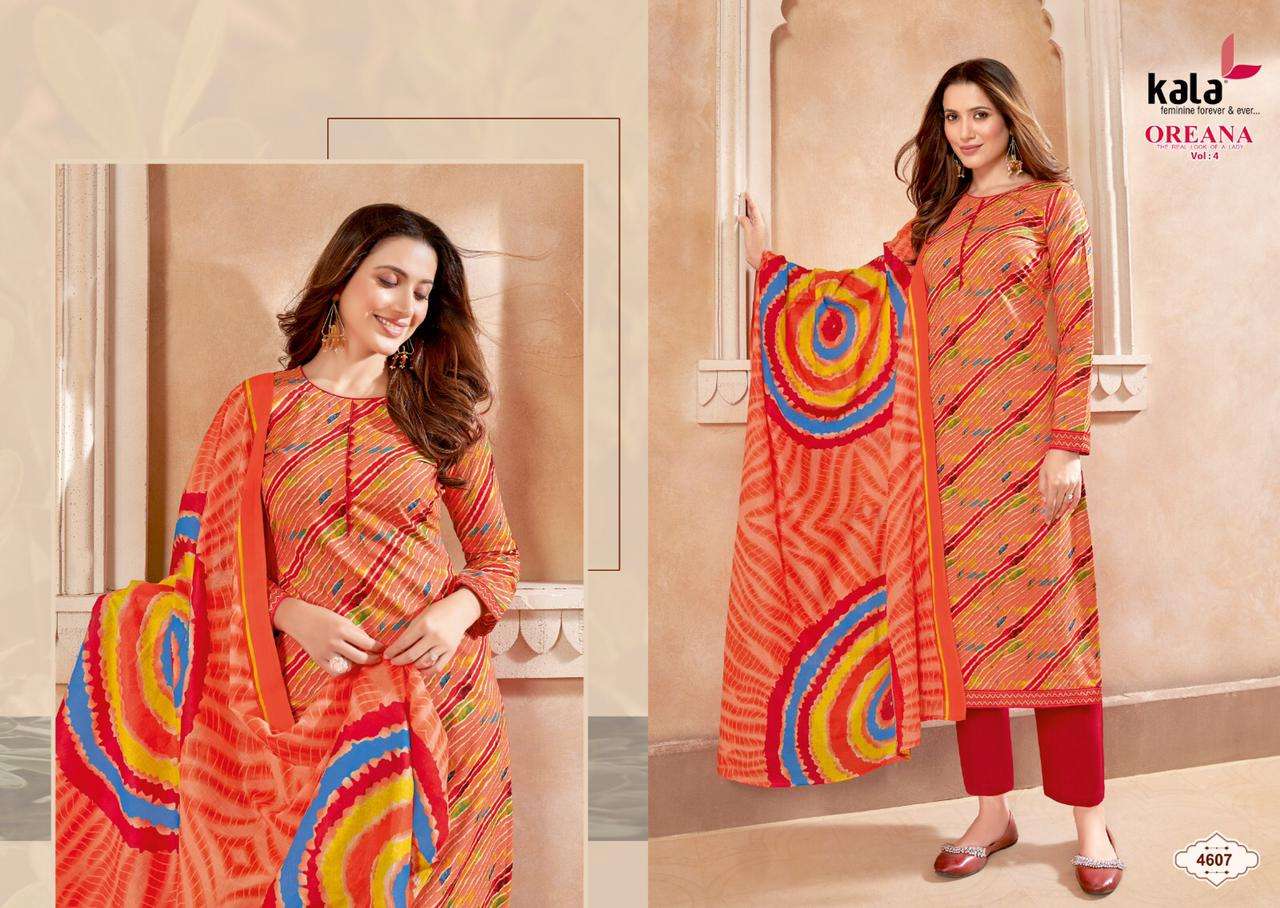  Kala Oreana Vol-4 – Dress Material Wholesale catalog