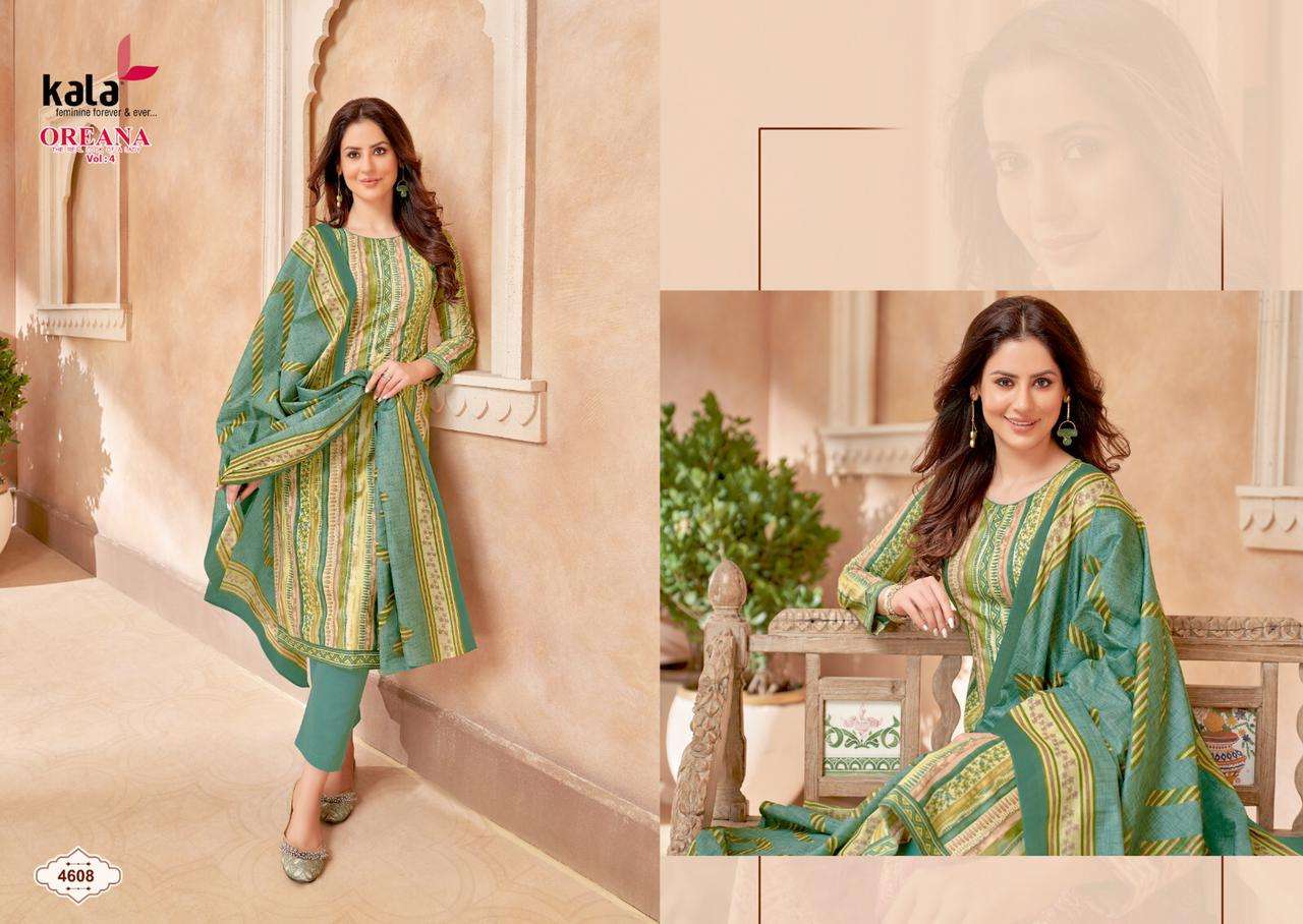  Kala Oreana Vol-4 – Dress Material Wholesale catalog