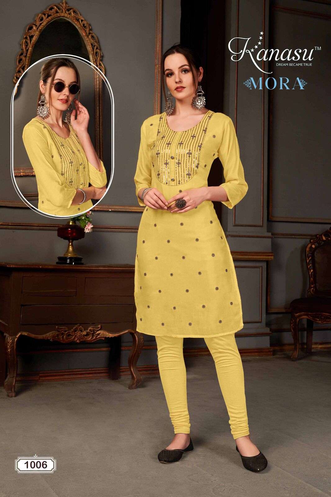 KANASU KURTI MORA Kurti Wholesale catalog