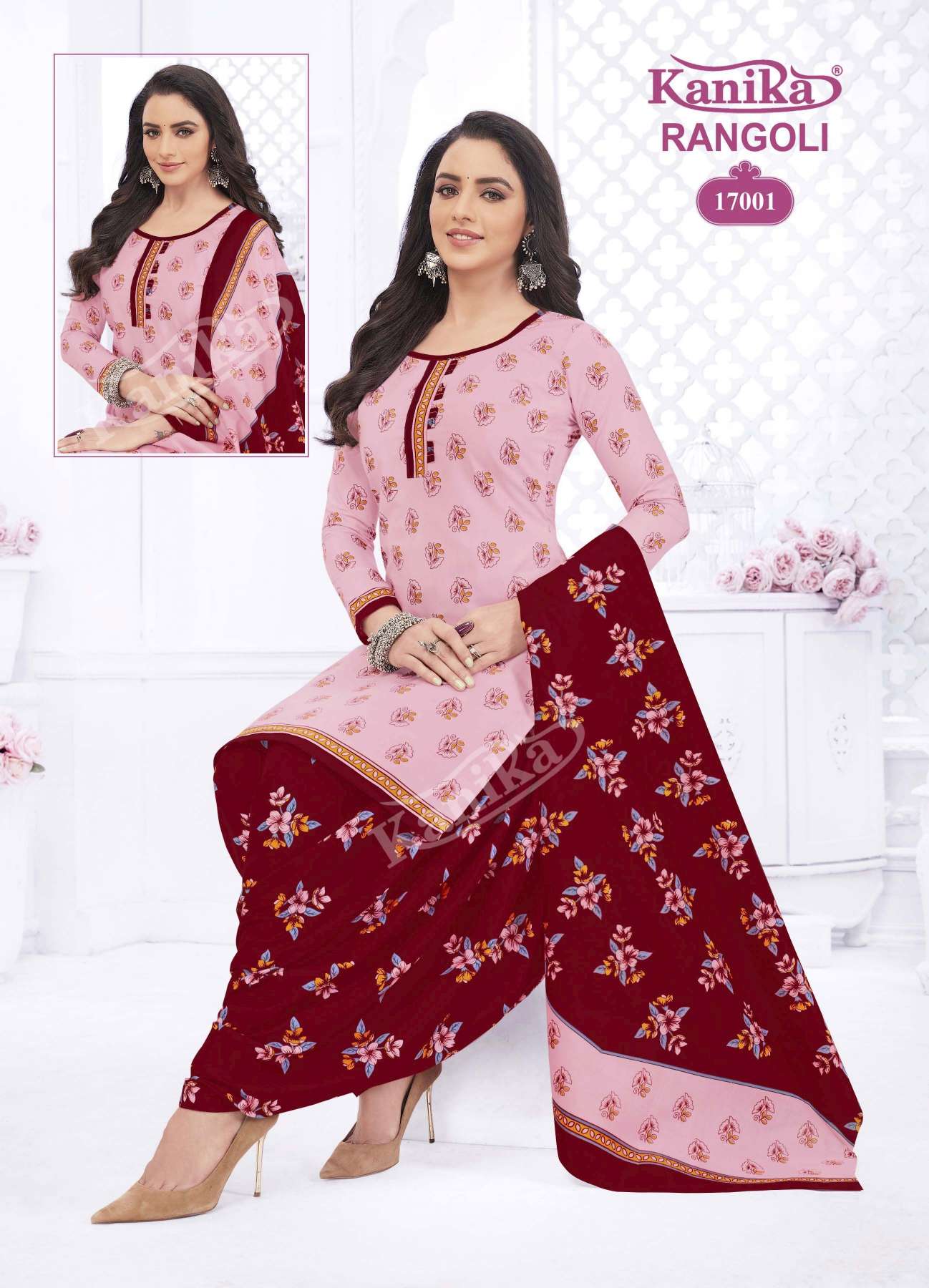 Kanika Rangoli Vol-17 – Readymade With Linning Wholesale catalog