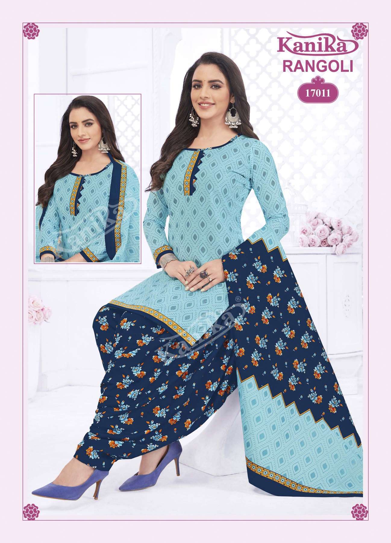 Kanika Rangoli Vol-17 – Readymade With Linning Wholesale catalog