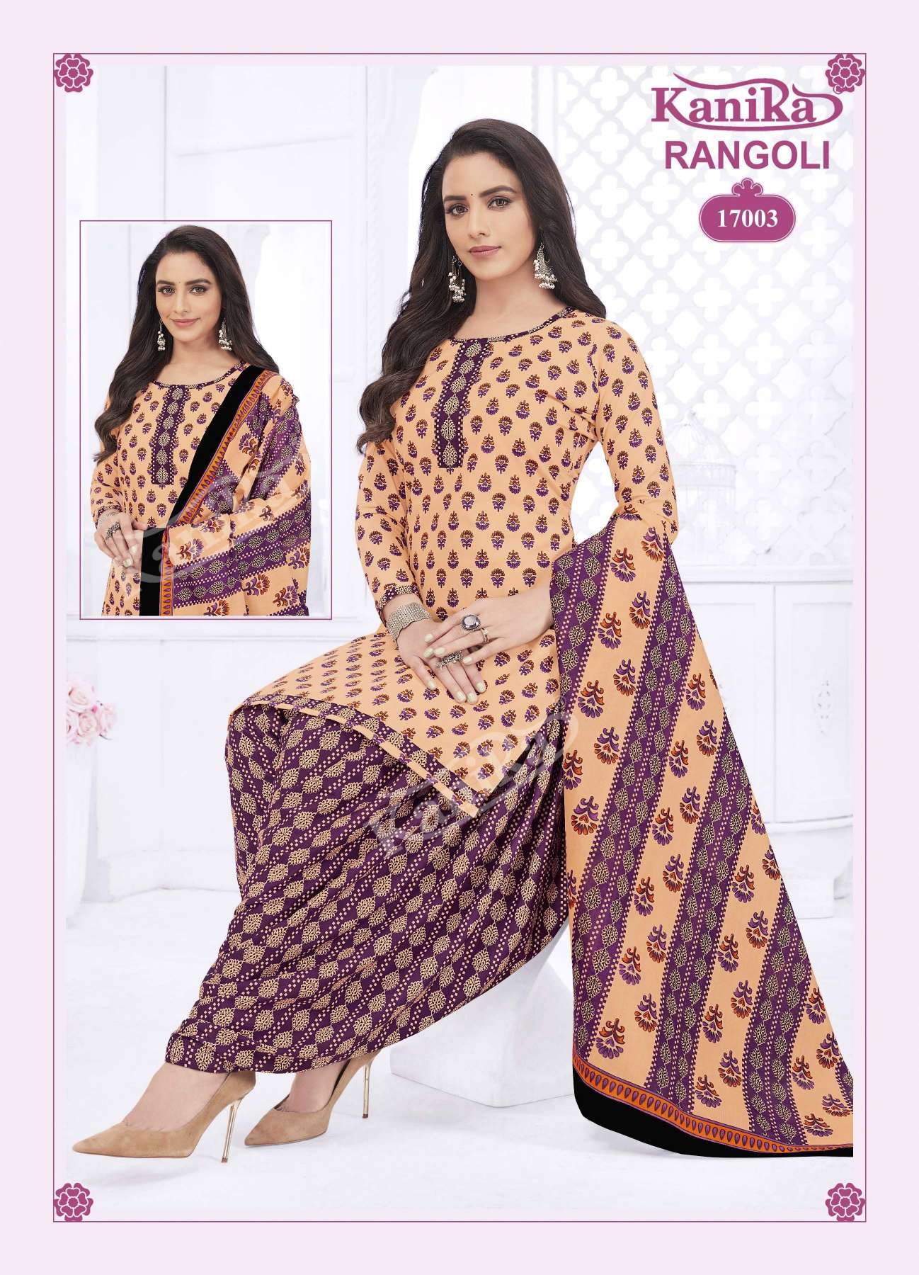 Kanika Rangoli Vol-17 – Readymade With Linning Wholesale catalog