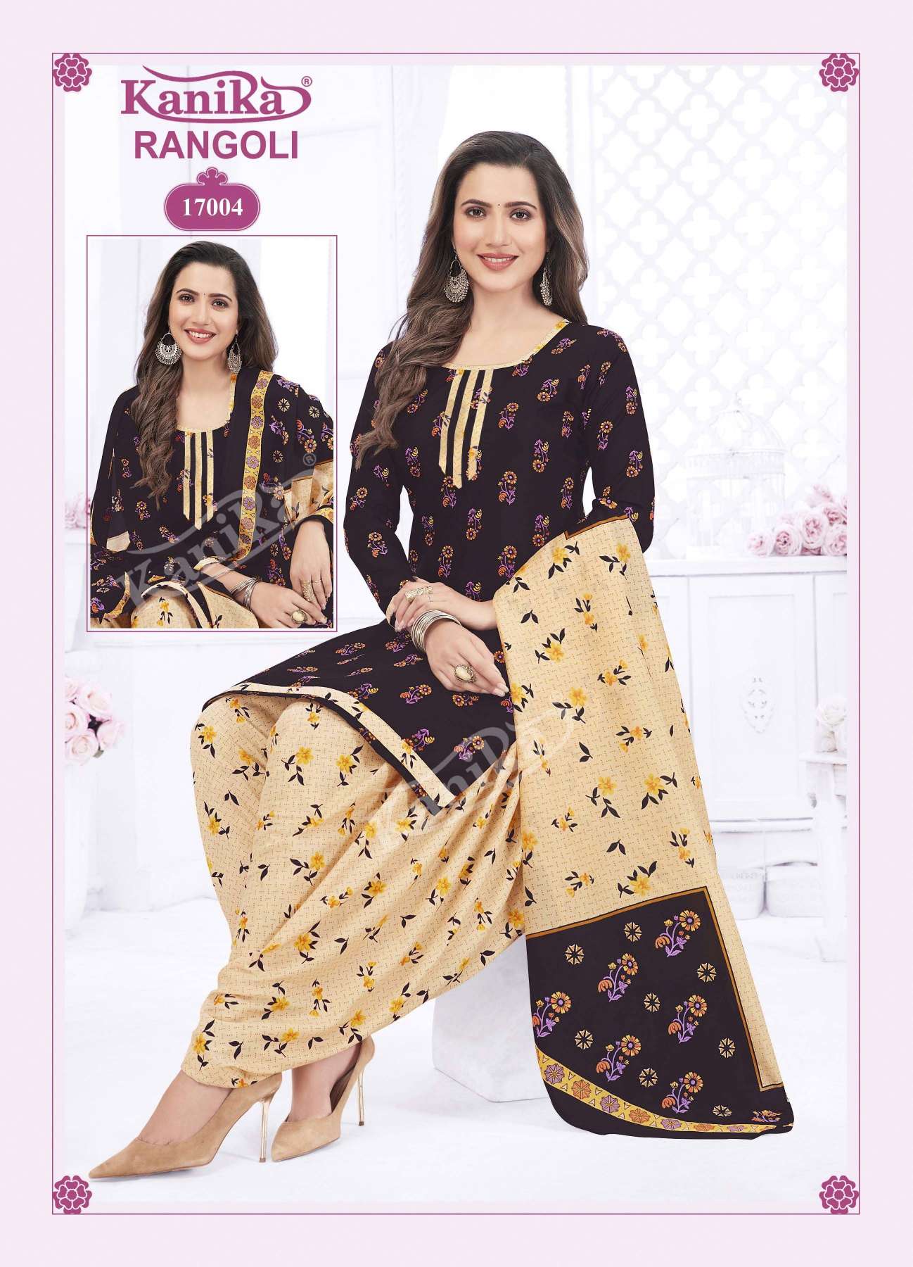 Kanika Rangoli Vol-17 – Readymade With Linning Wholesale catalog