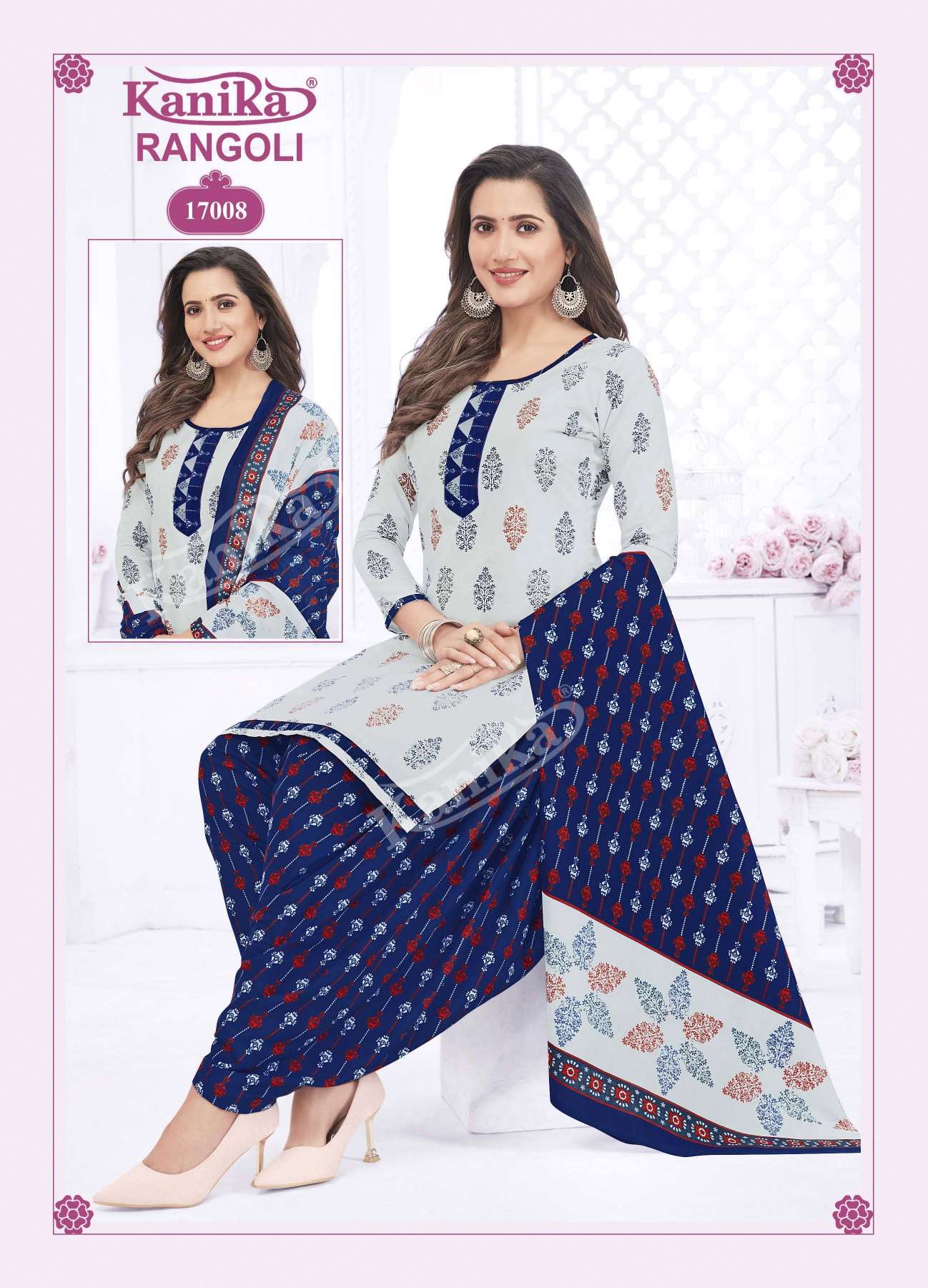 Kanika Rangoli Vol-17 – Readymade With Linning Wholesale catalog