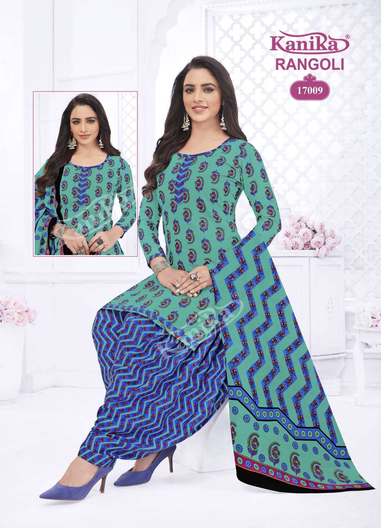 Kanika Rangoli Vol-17 – Readymade With Linning Wholesale catalog