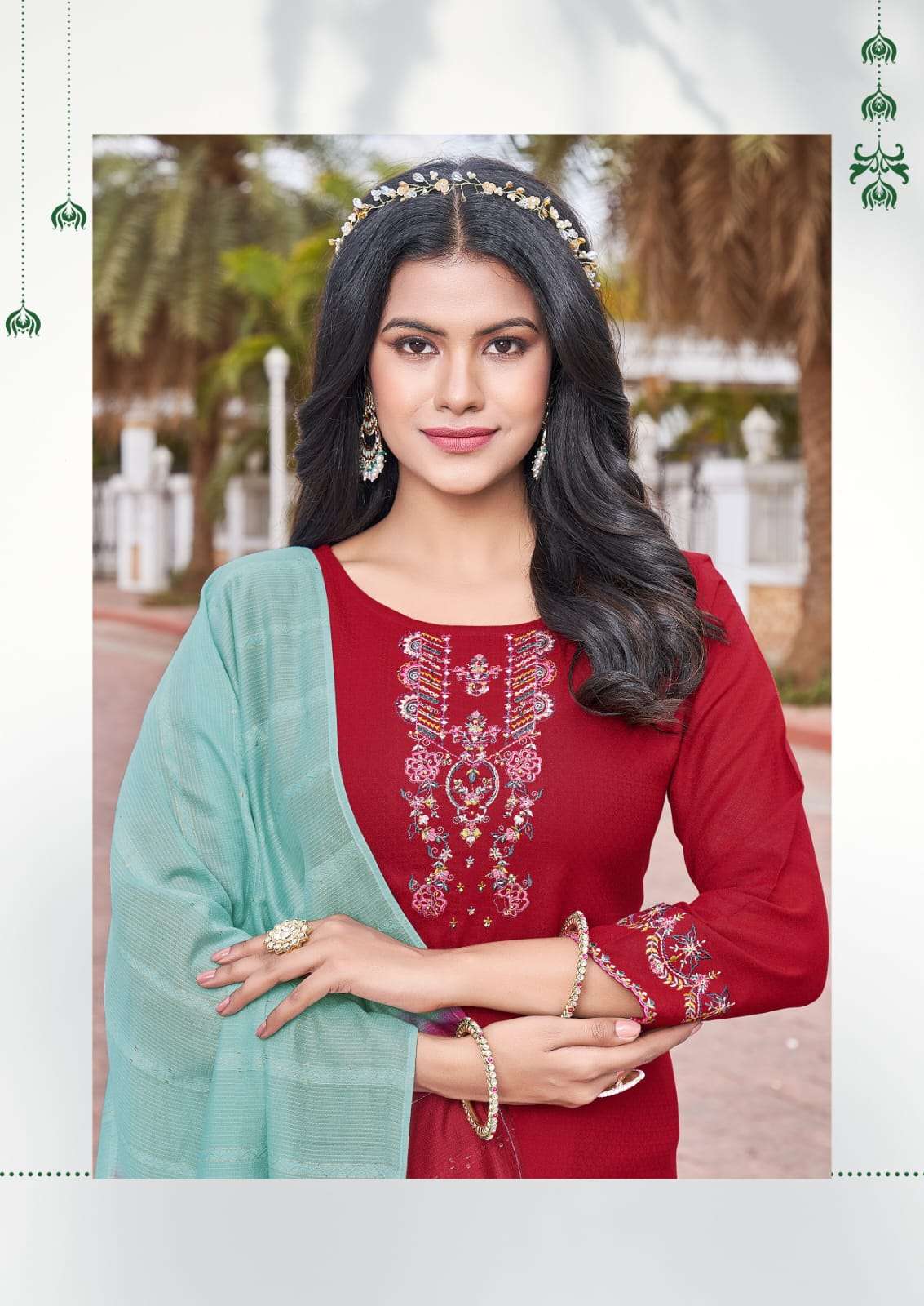 KARISSA KASHVI Kurti TOP PANT WITH DUPATTA Wholesale catalog