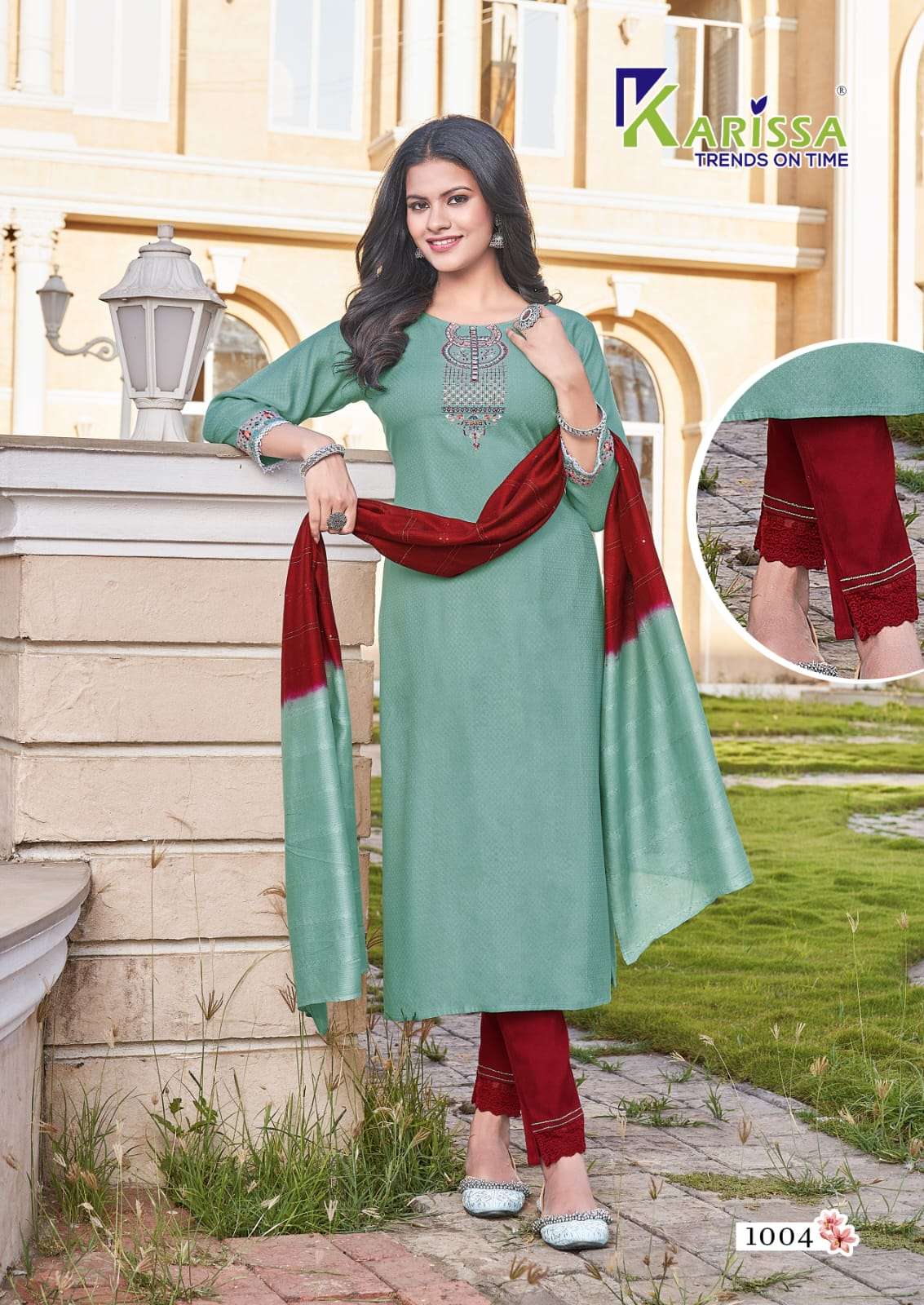 KARISSA KASHVI Kurti TOP PANT WITH DUPATTA Wholesale catalog