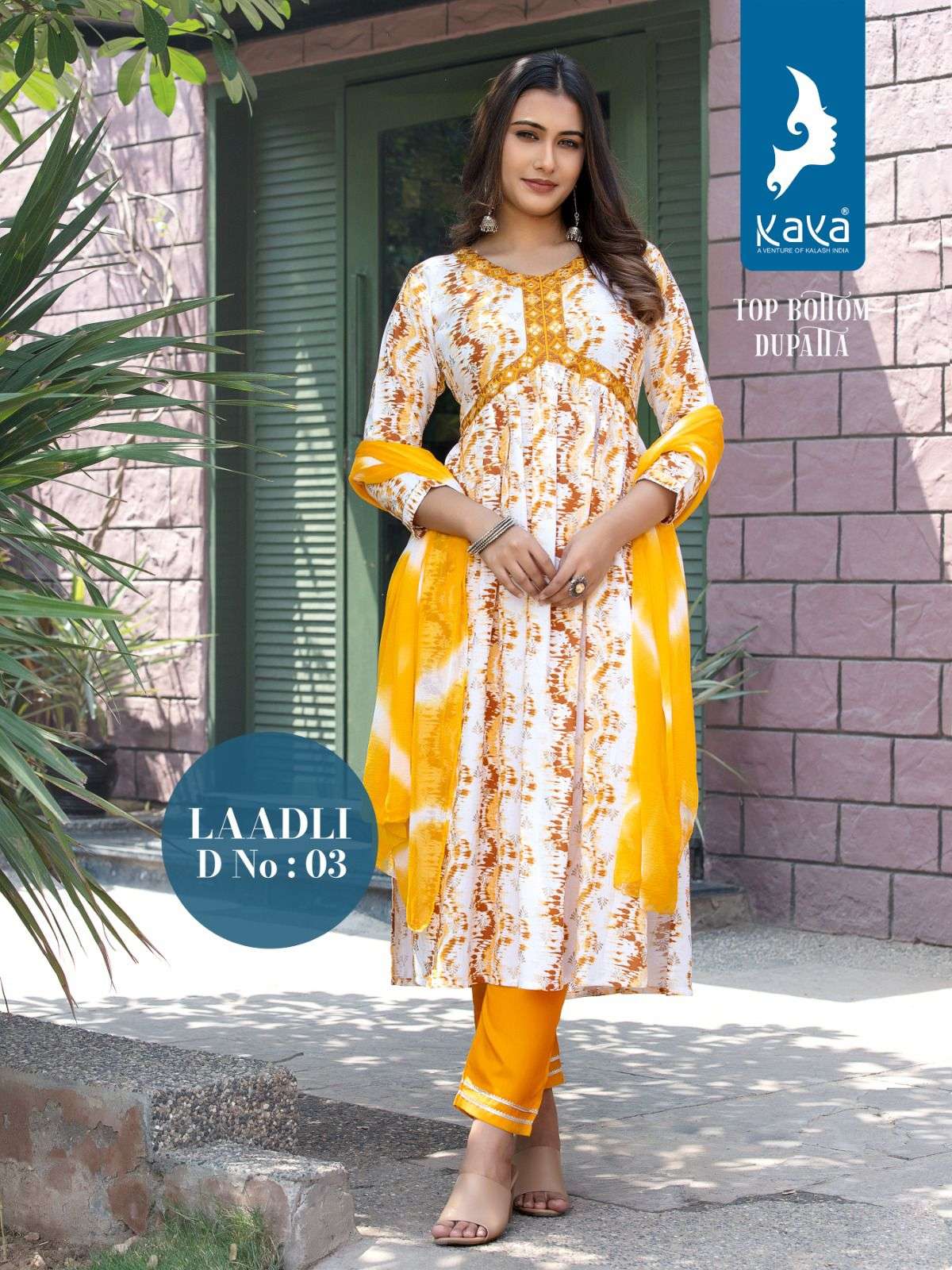 KAYA KURTI LAADLI  RAYON PRINTS Kurati Wholesale catalog
