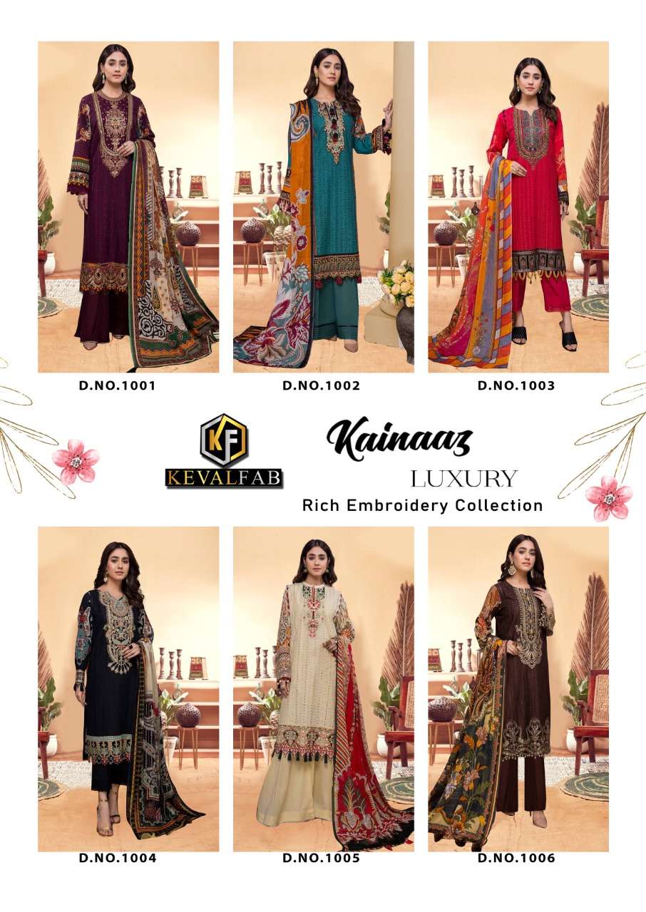 Keval Kainaaz Luxury Rich Emboidery Collection Wholesale Catalog