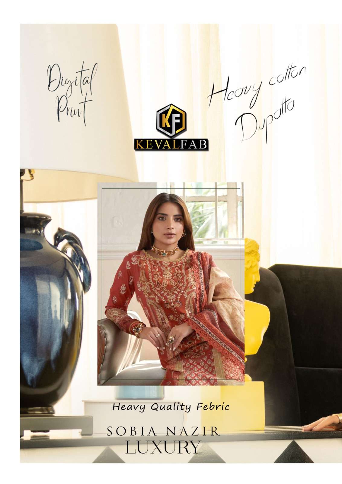Keval sobia nazir vol-8 – Dress material Wholesale catalog