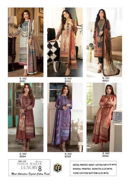 Keval sobia nazir vol-8 – Dress material Wholesale catalog