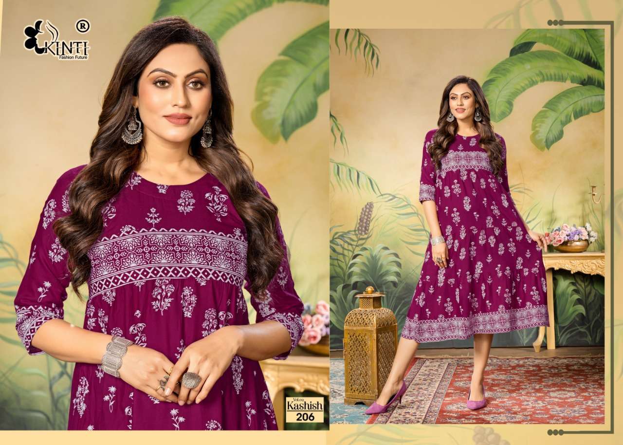 KINTI KASHISH MULTI LAYER KURTI DESIGN WHOLESALE Wholesale catalog
