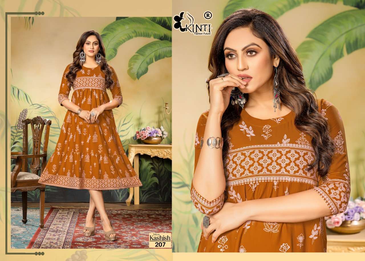 KINTI KASHISH MULTI LAYER KURTI DESIGN WHOLESALE Wholesale catalog