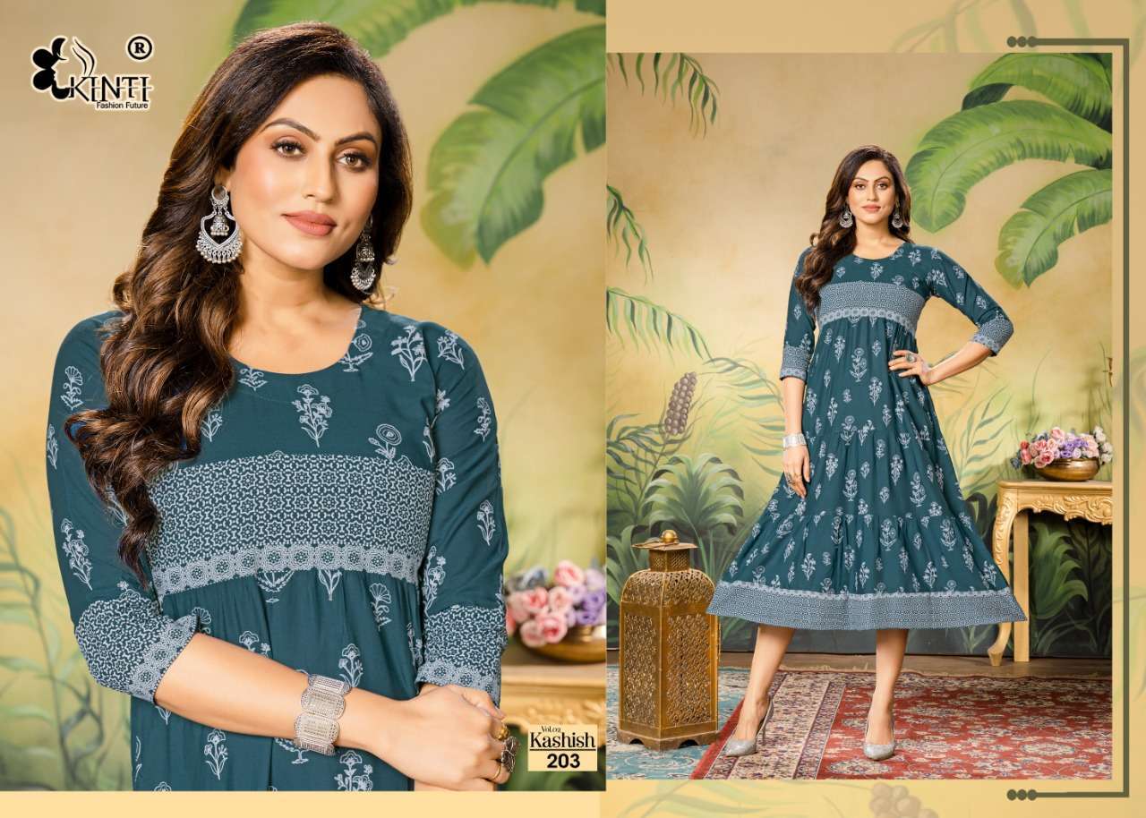 KINTI KASHISH MULTI LAYER KURTI DESIGN WHOLESALE Wholesale catalog