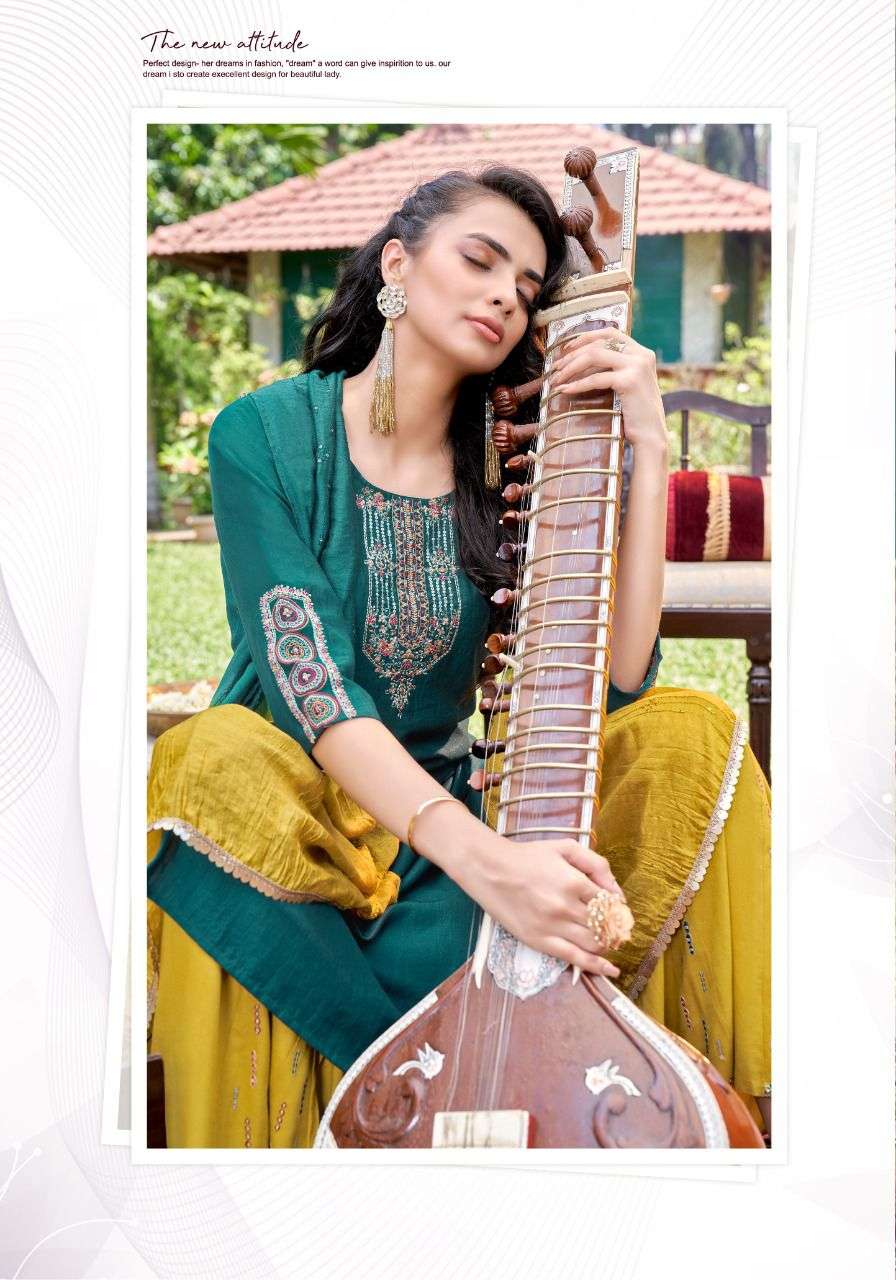 KOODEE Kurti with Sharara with Duppata Sanaya-1 Wholesale catalog