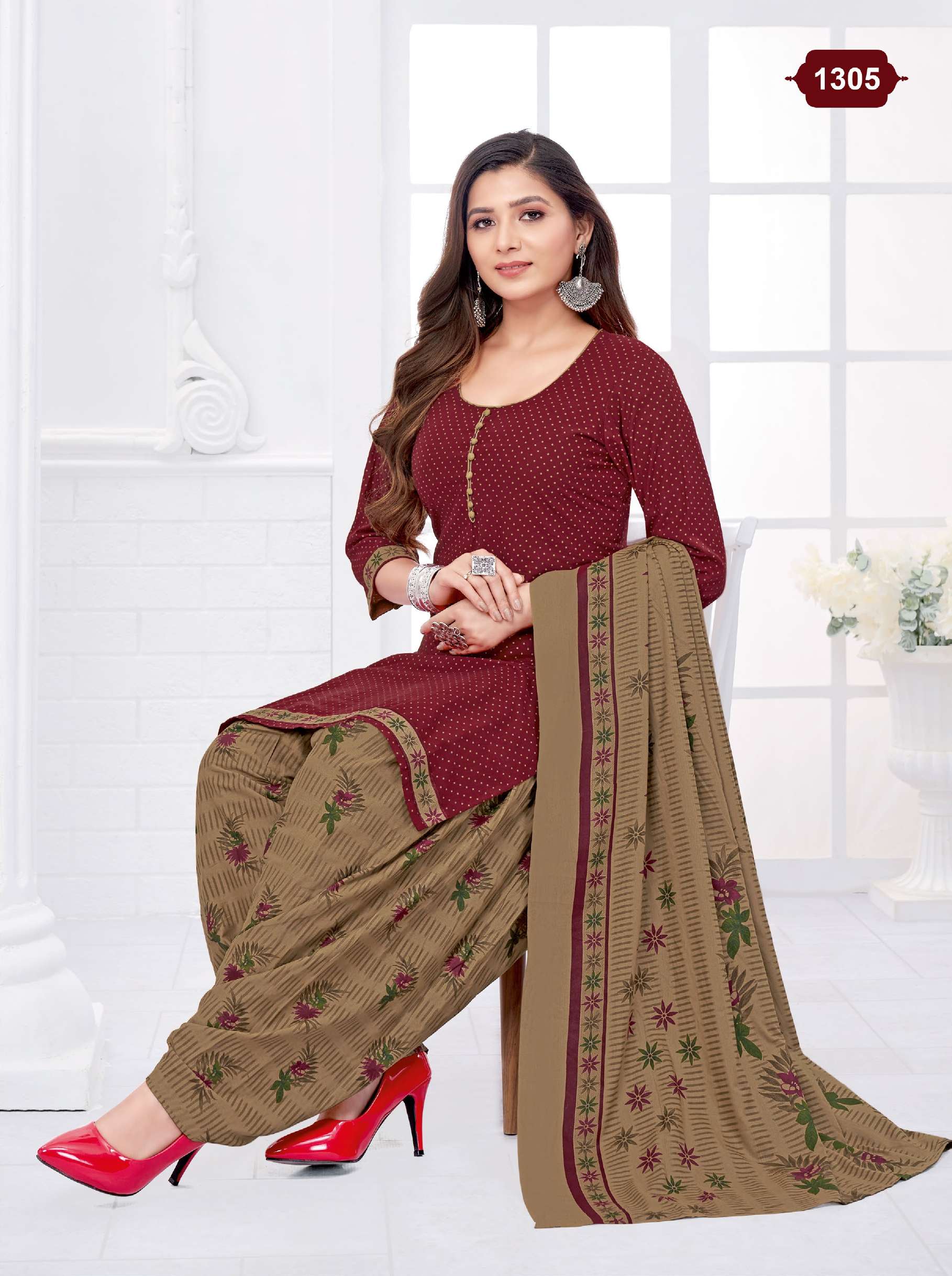 Kuber Geet Patiyala Vol-13 – Dress Material Wholesale catalog