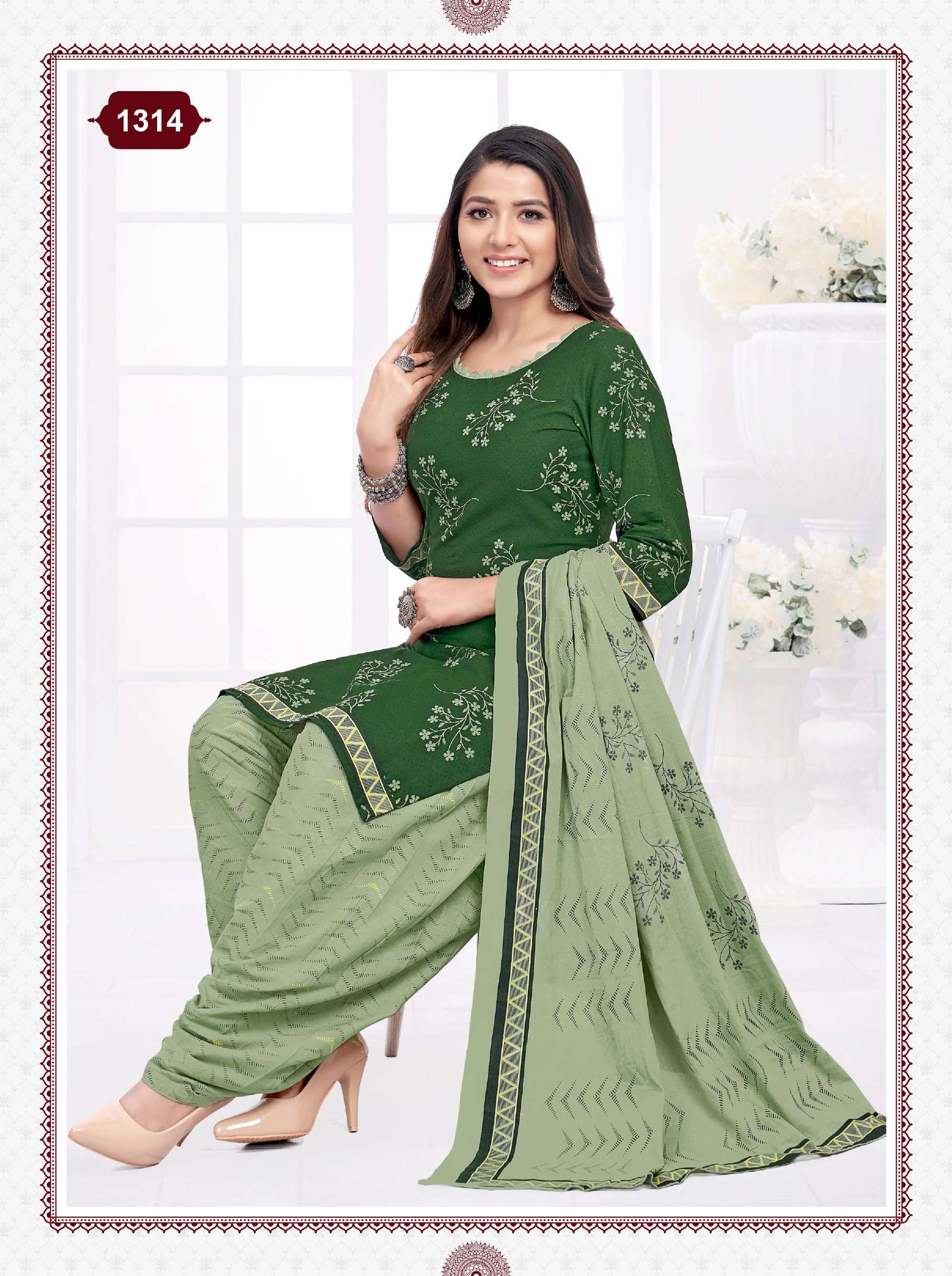 Kuber Geet Patiyala Vol-13 – Dress Material Wholesale catalog