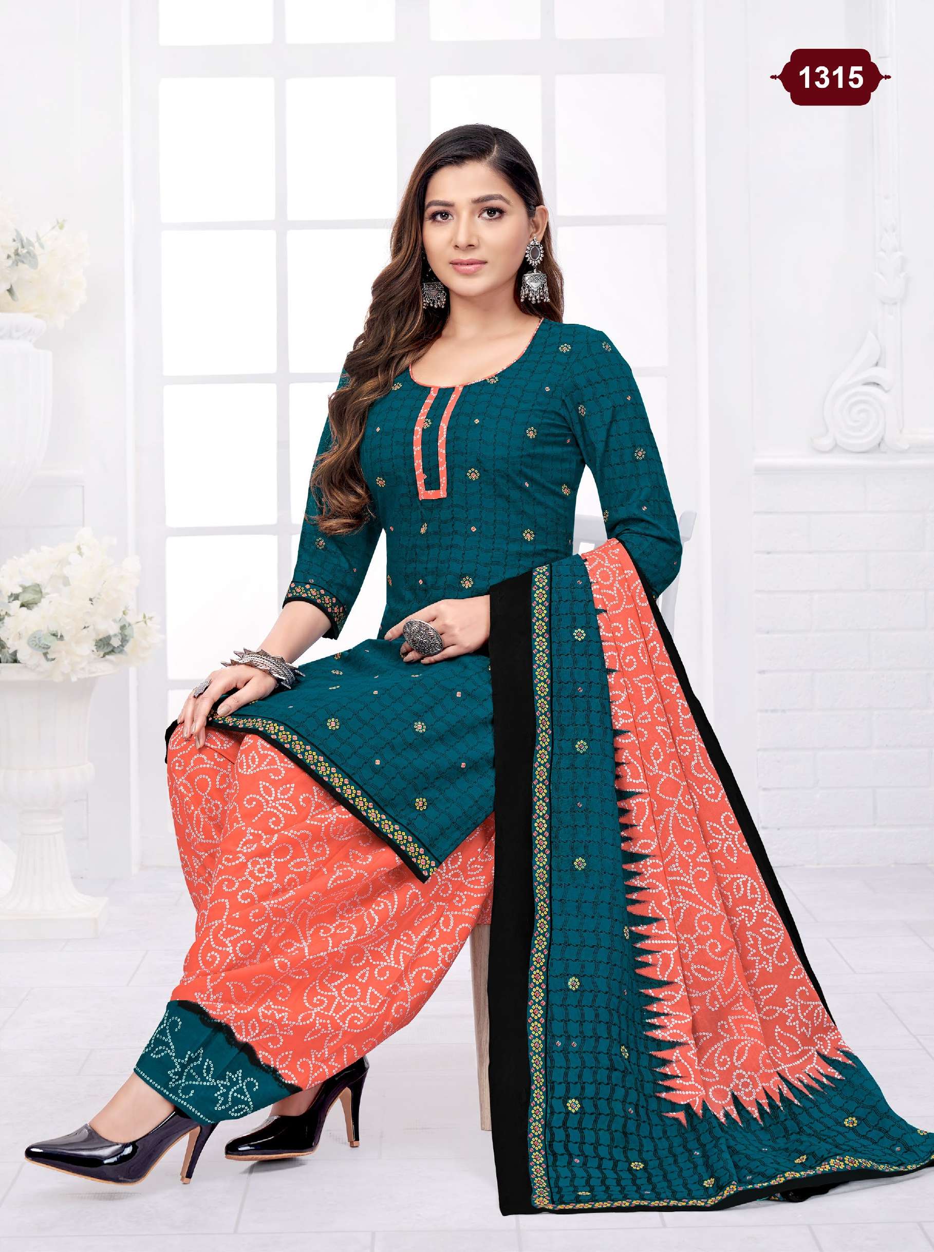 Kuber Geet Patiyala Vol-13 – Dress Material Wholesale catalog