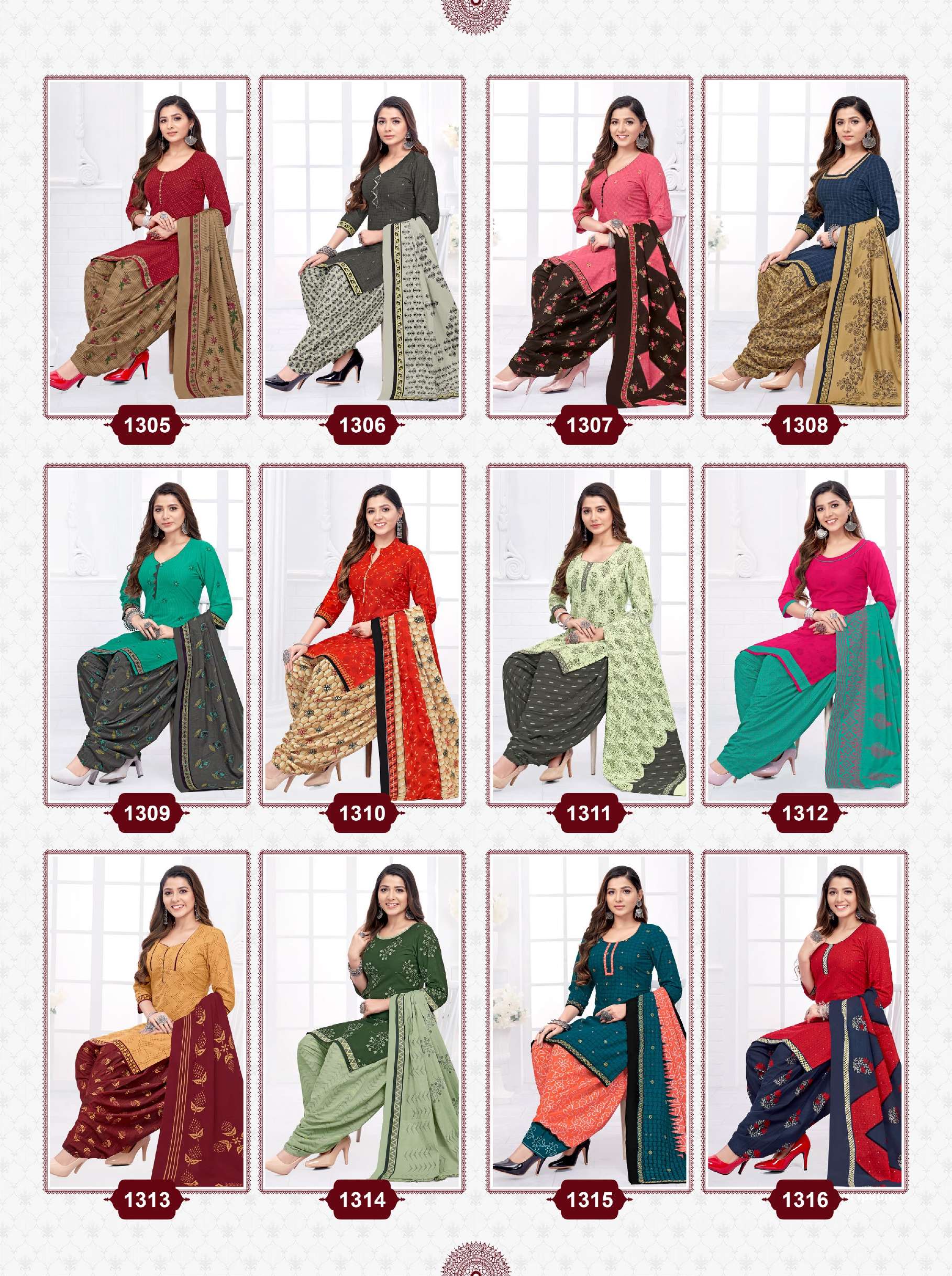Kuber Geet Patiyala Vol-13 – Dress Material Wholesale catalog