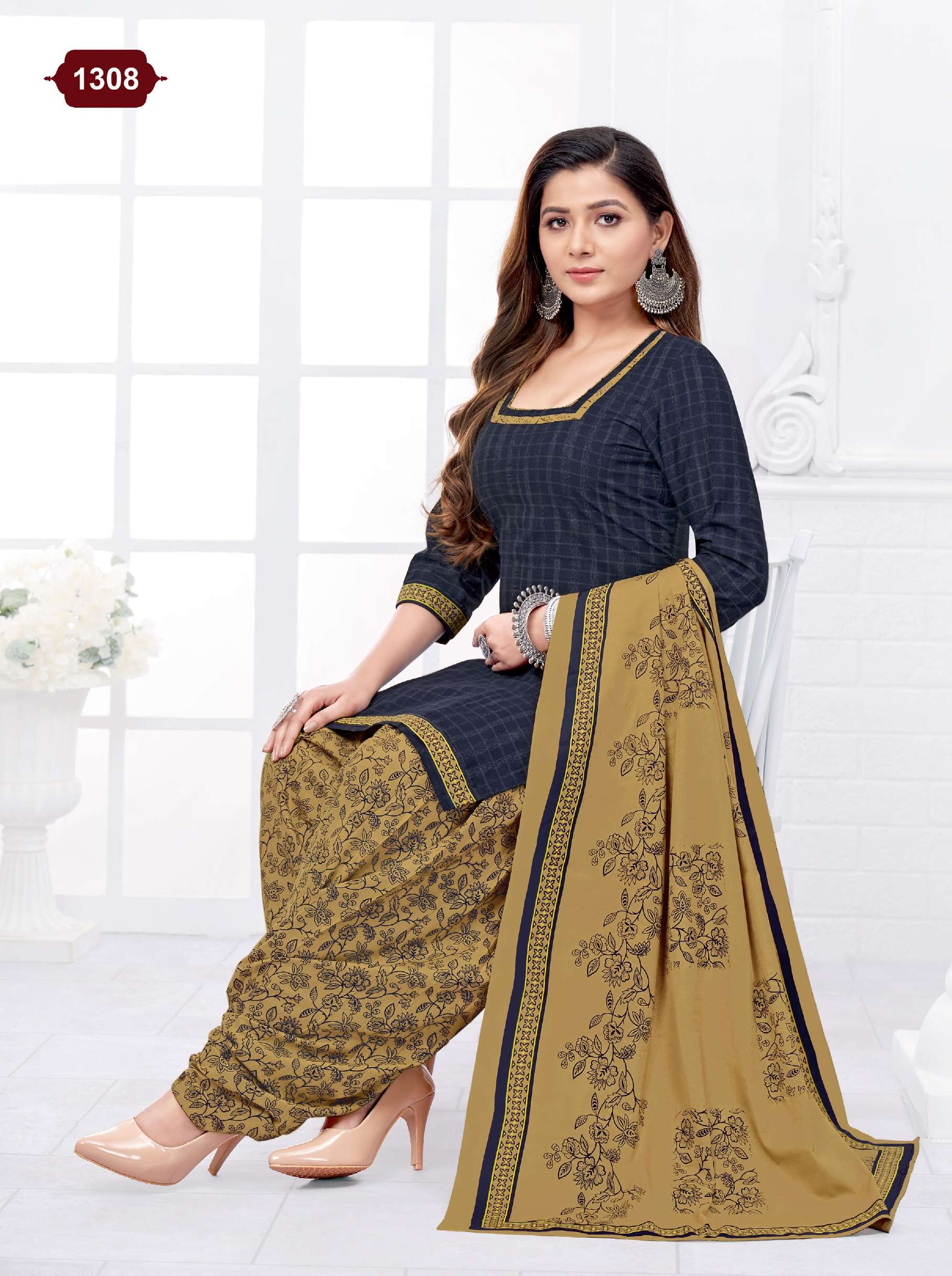 Kuber Geet Patiyala Vol-13 – Dress Material Wholesale catalog