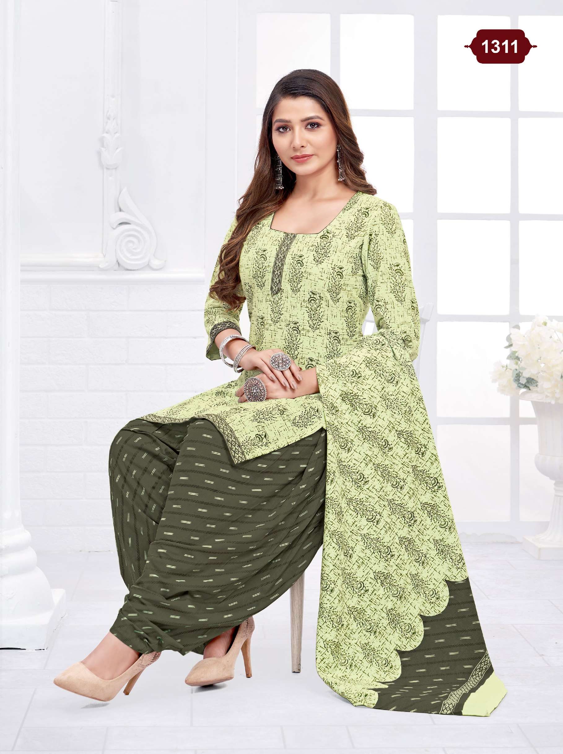 Kuber Geet Patiyala Vol-13 – Dress Material Wholesale catalog