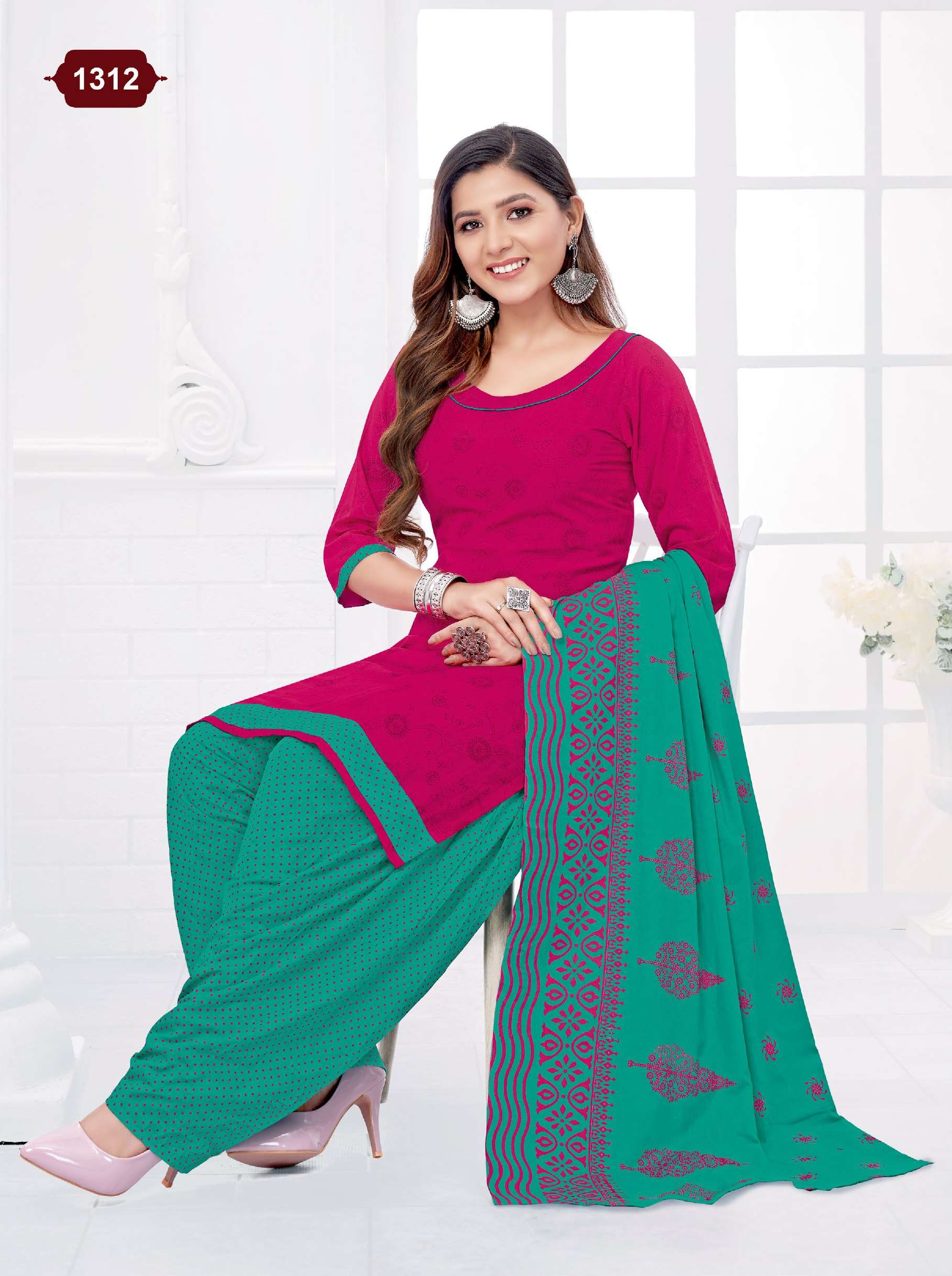 Kuber Geet Patiyala Vol-13 – Dress Material Wholesale catalog