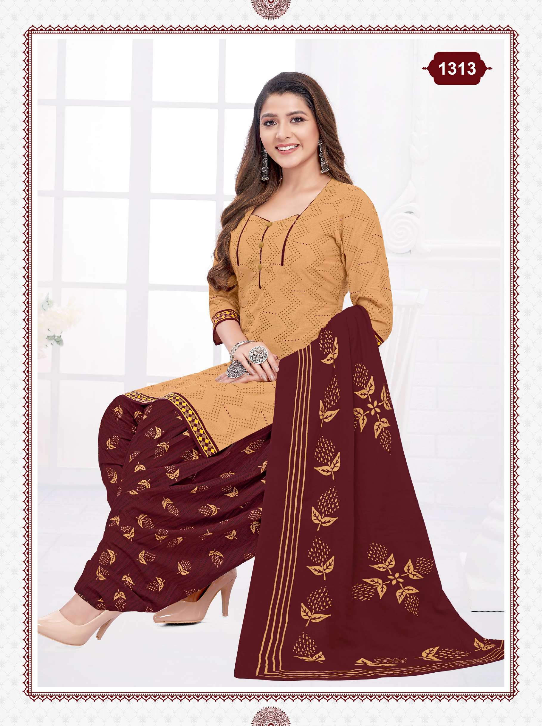 Kuber Geet Patiyala Vol-13 – Dress Material Wholesale catalog