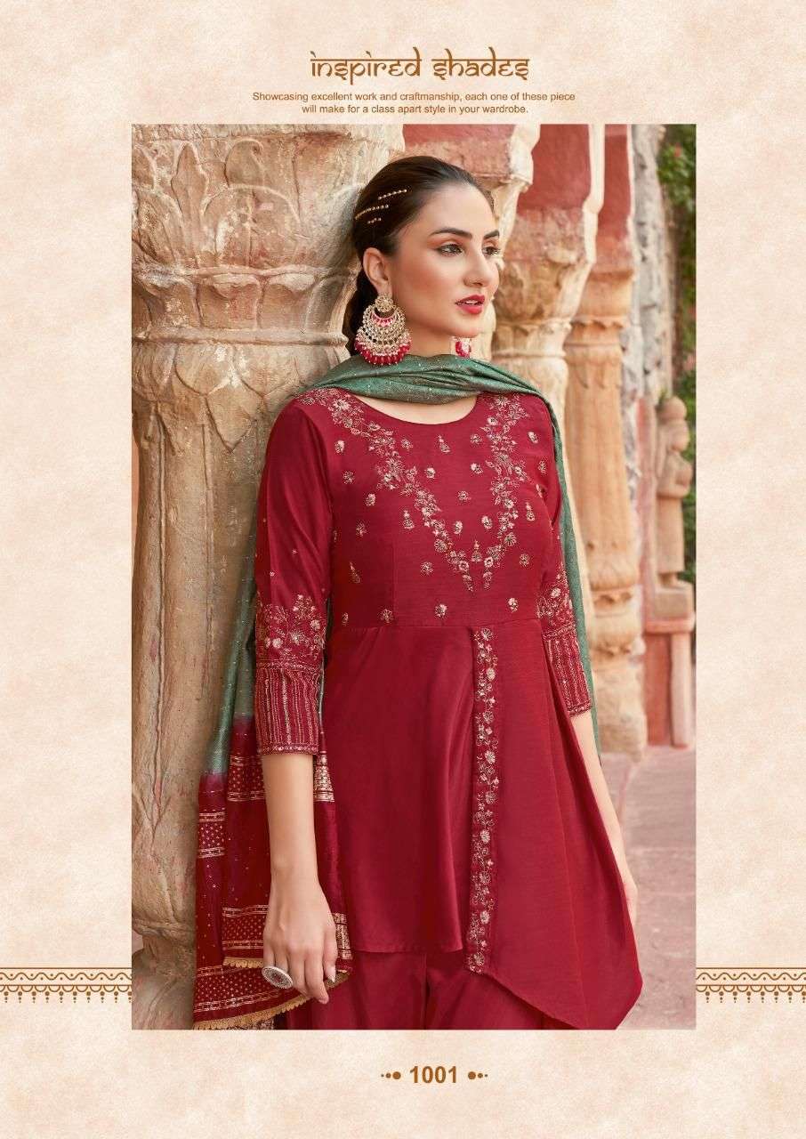  Kurti Peplum Dupatta KOODEE Gulabo-3 Wholesale catalog