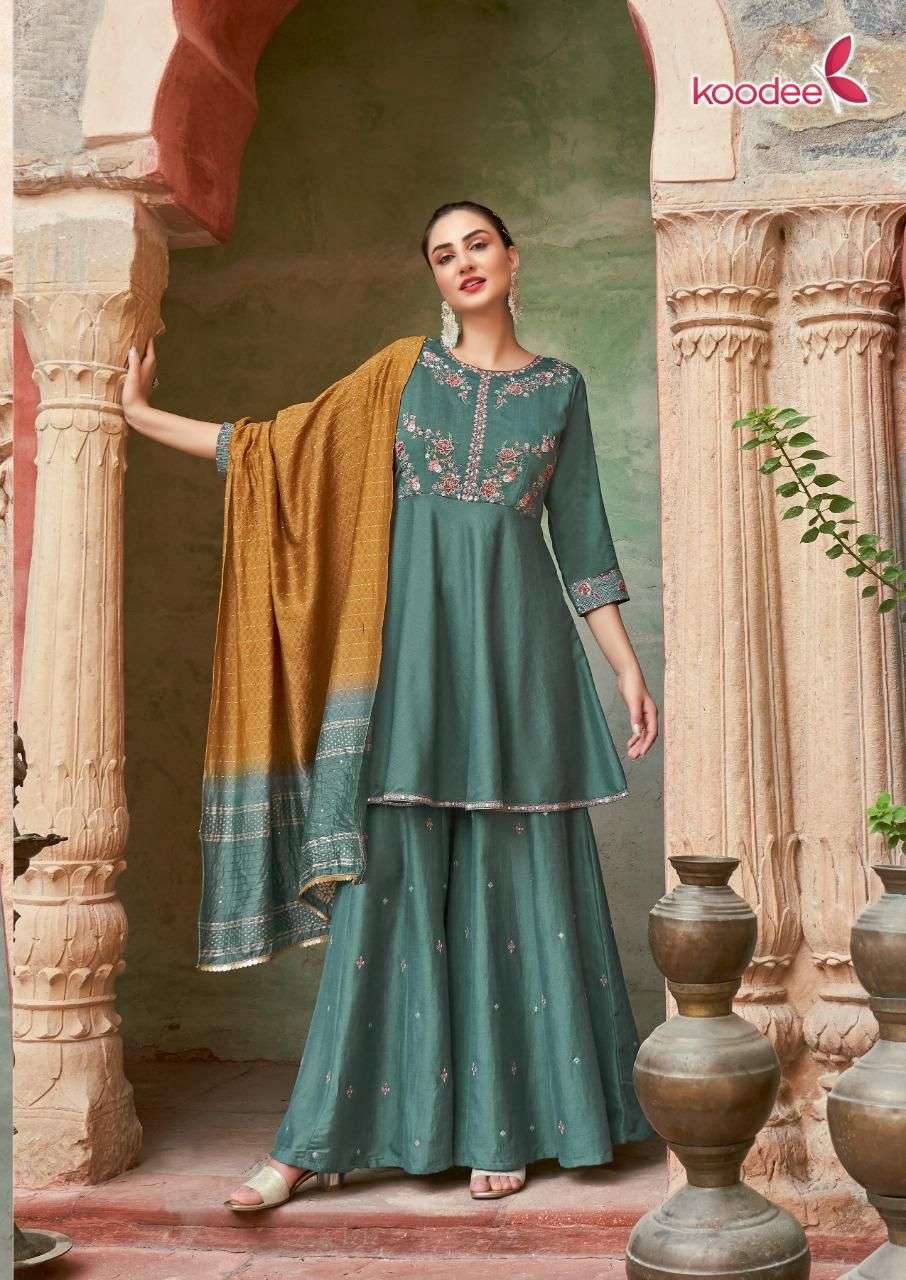  Kurti Peplum Dupatta KOODEE Gulabo-3 Wholesale catalog