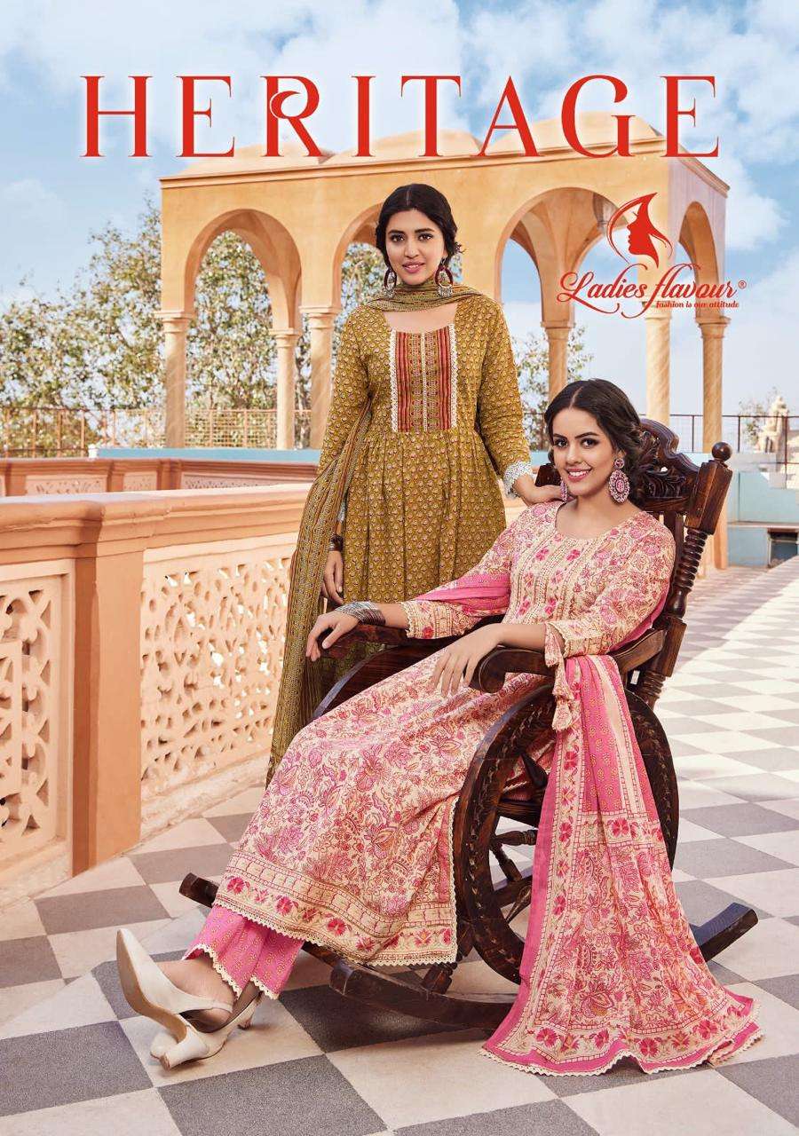 Ladies Flavour Heritage Cotton  Kurati Wholesale catalog