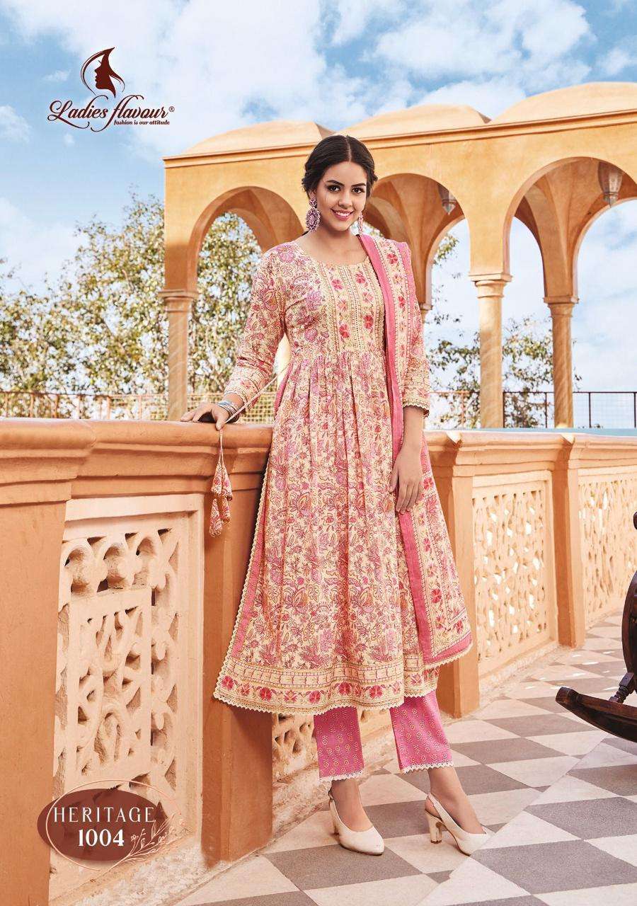 Ladies Flavour Heritage Cotton  Kurati Wholesale catalog