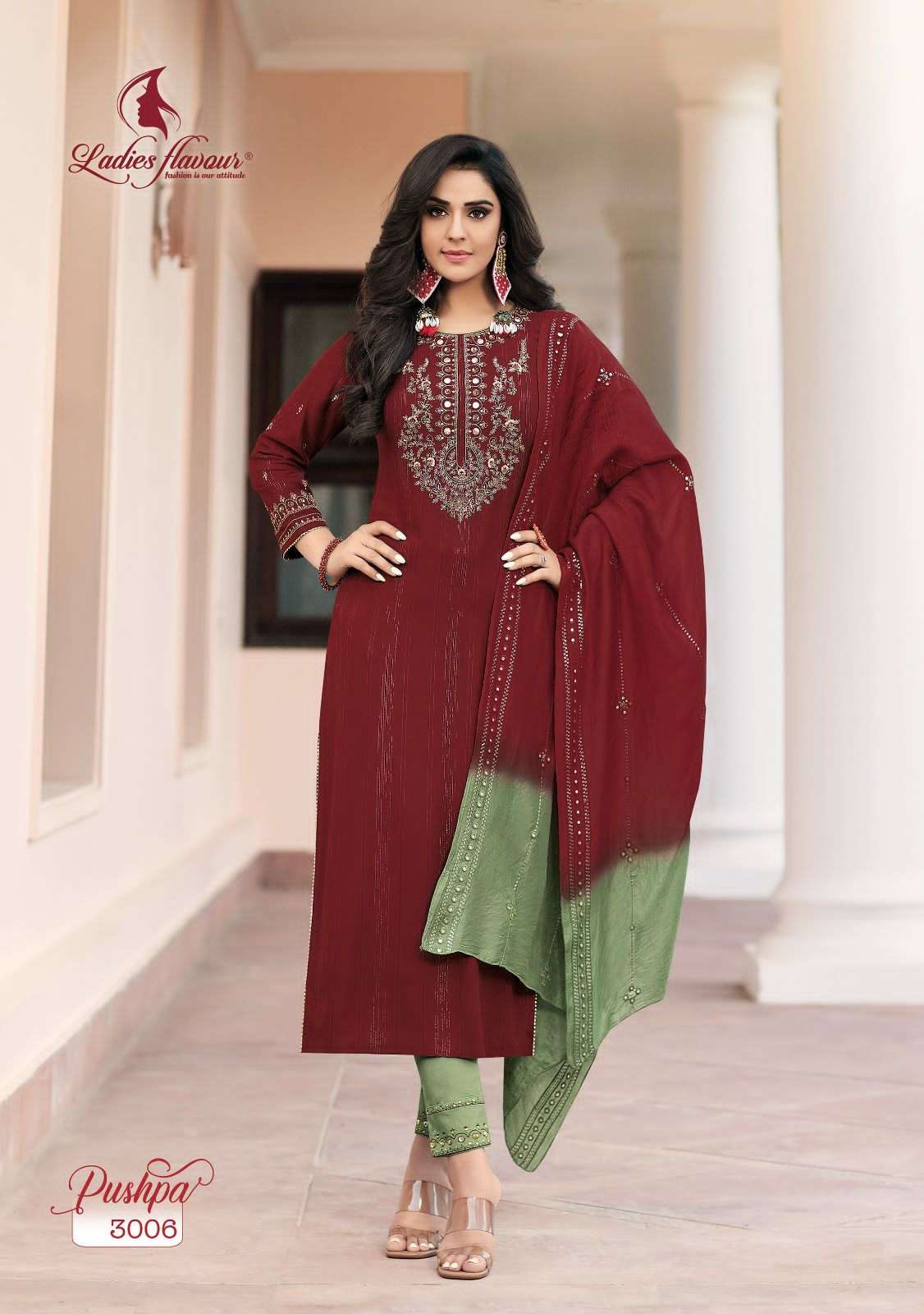 Ladies Flavour Pushpa Vol 3 Kurti Wholesale catalog