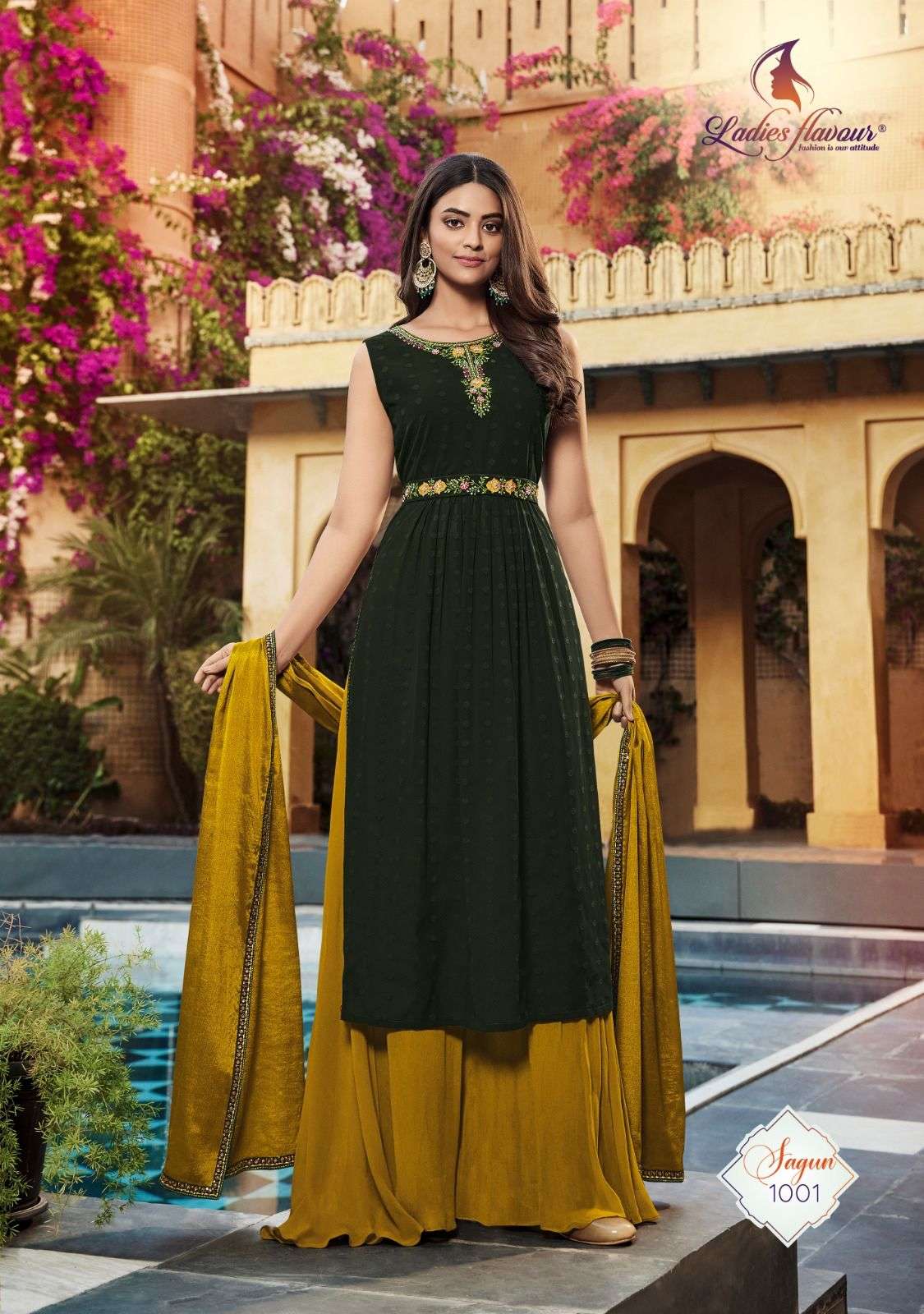 Ladies Flavour Sagun Wedding  Kurti wholesale catalog