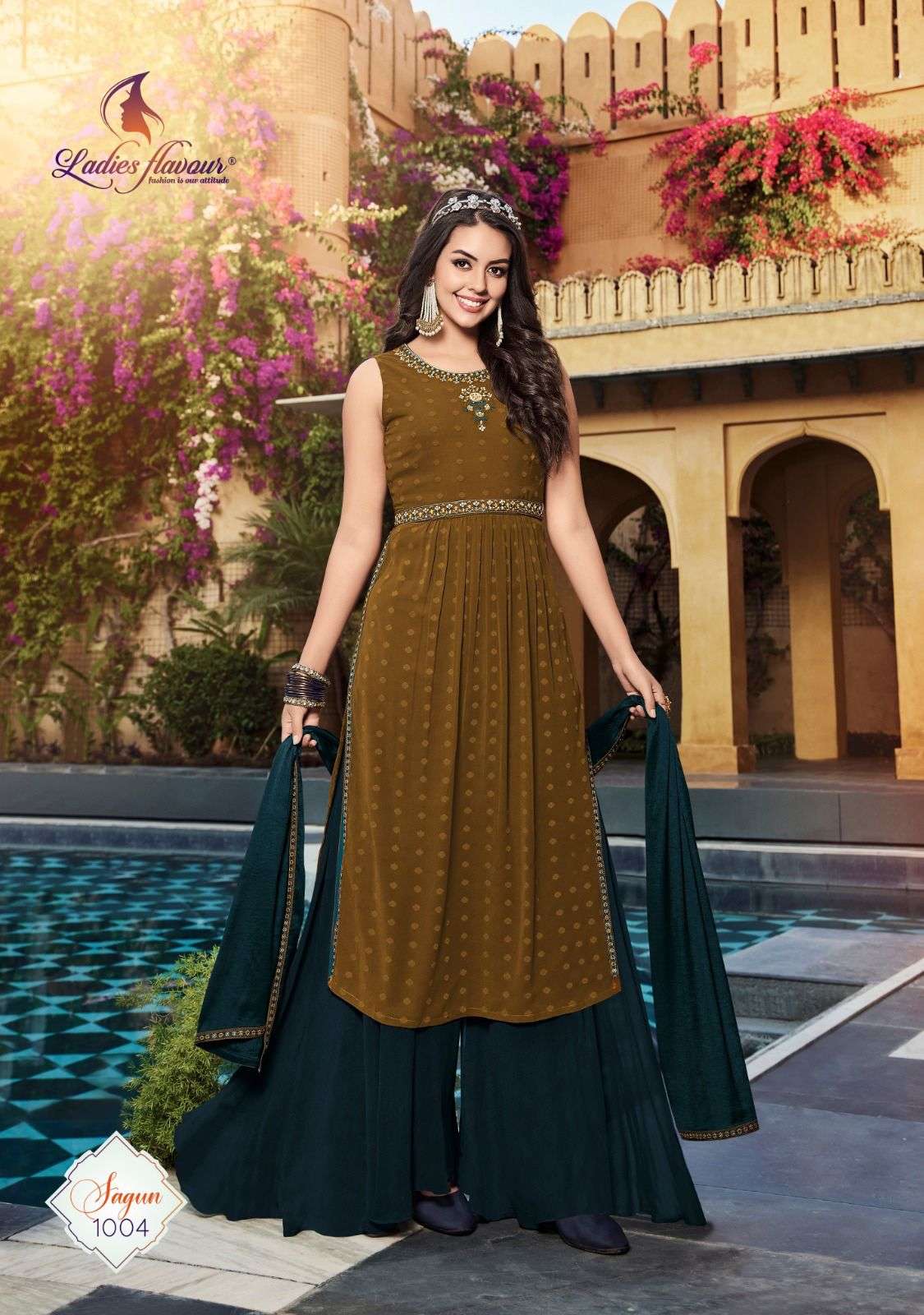 Ladies Flavour Sagun Wedding  Kurti wholesale catalog