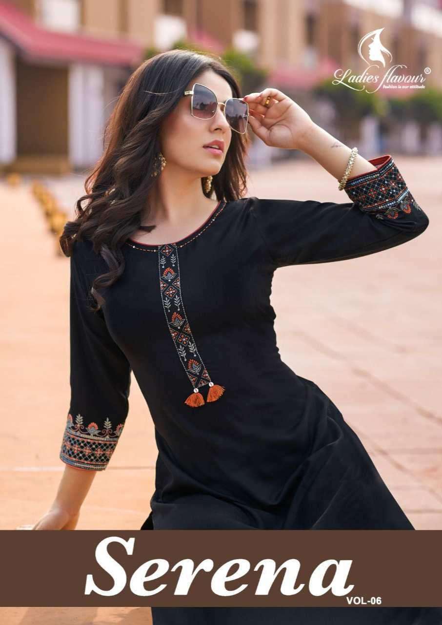 Ladies Flavour Serena vol-6 Kurti Wholesale catalog