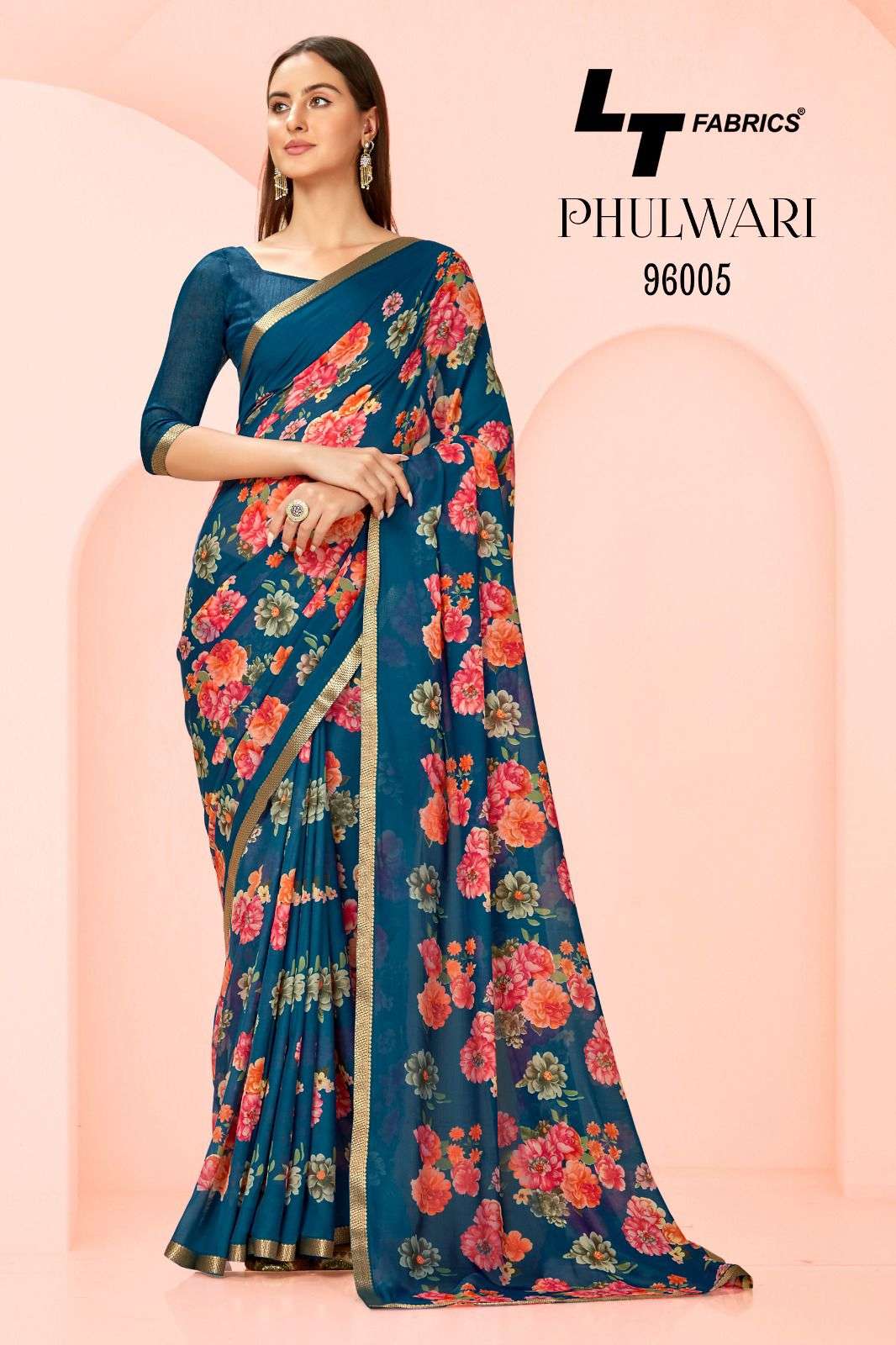 Lt Phulwari Floral Printed Regular Wear Saree Wholesale catalog