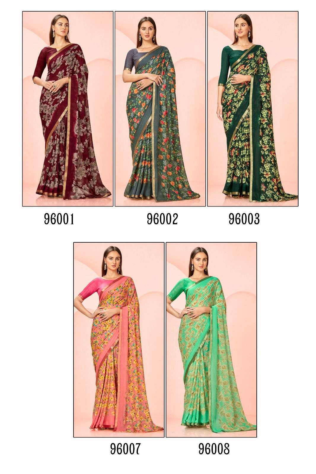Lt Phulwari Floral Printed Regular Wear Saree Wholesale catalog