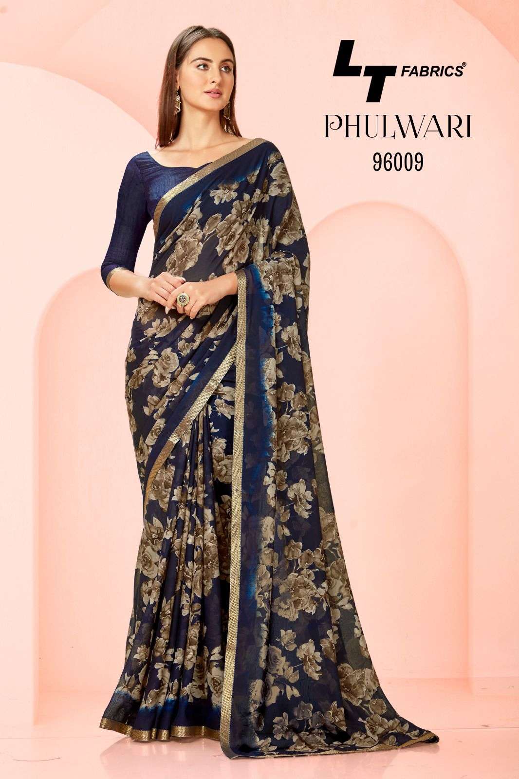 Lt Phulwari Floral Printed Regular Wear Saree Wholesale catalog