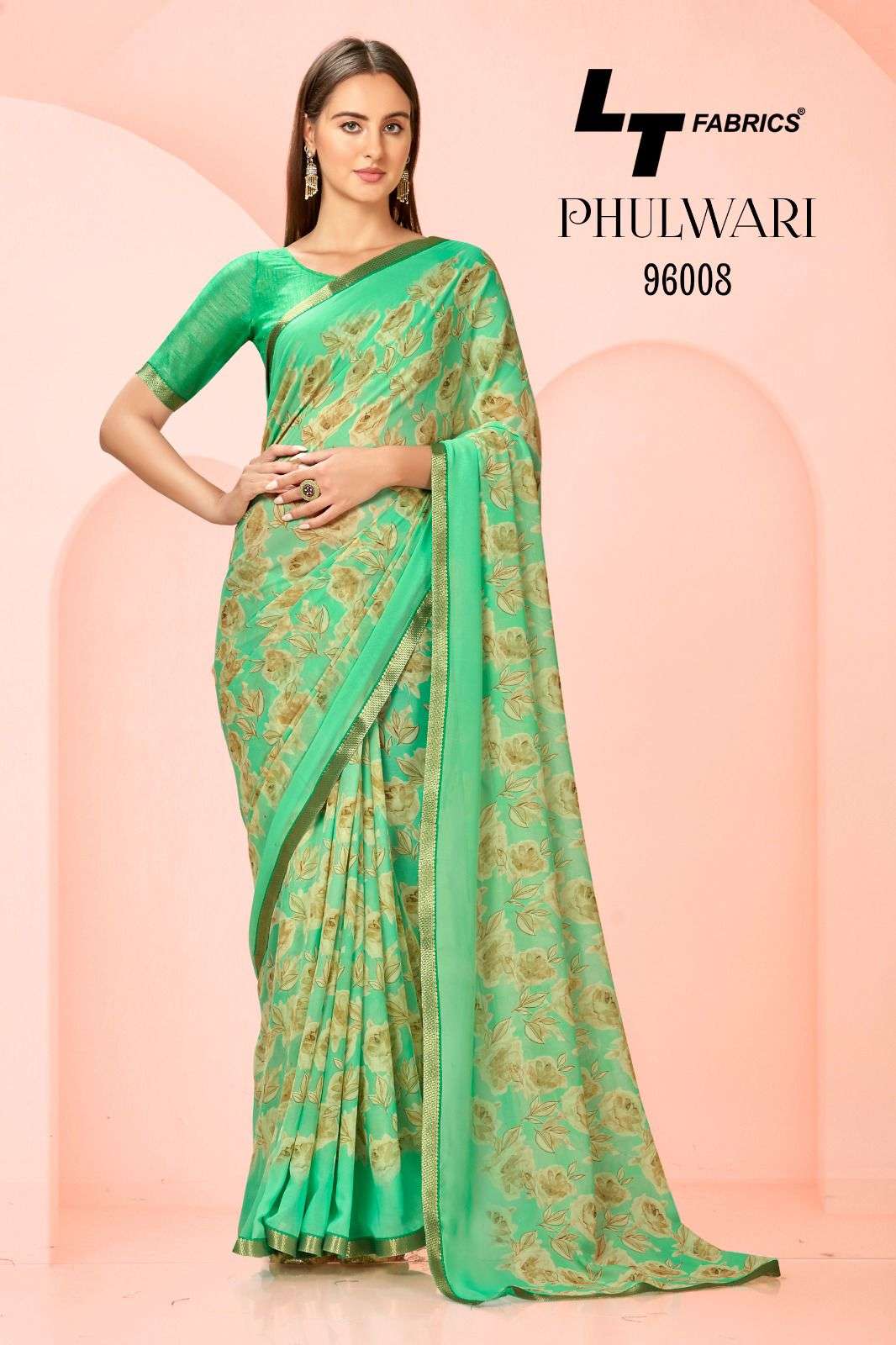 Lt Phulwari Floral Printed Regular Wear Saree Wholesale catalog