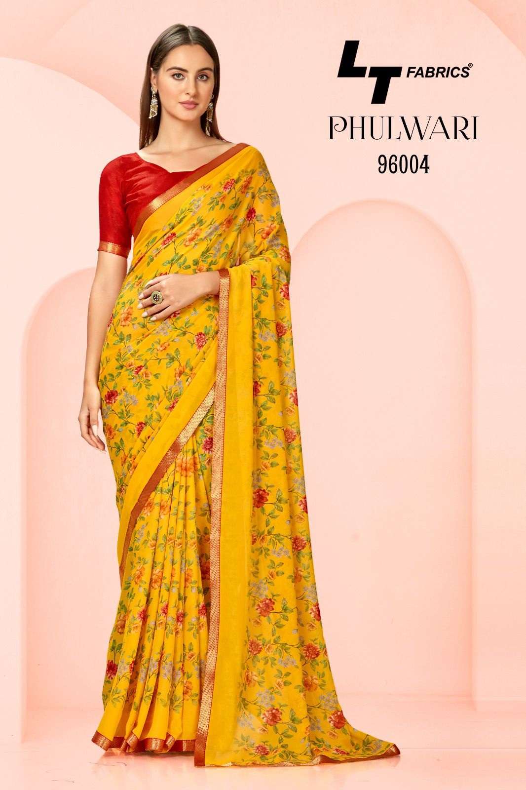 Lt Phulwari Floral Printed Regular Wear Saree Wholesale catalog