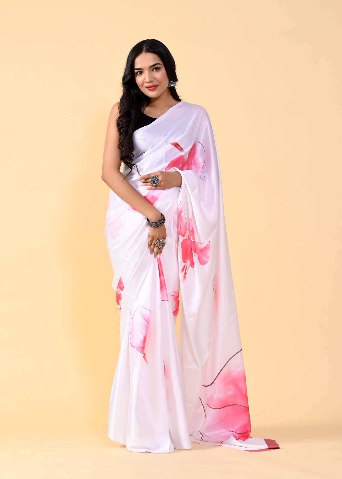 Lucaya Vol 2 Fancy Floral Printed Silk Saree Wholesale catalog