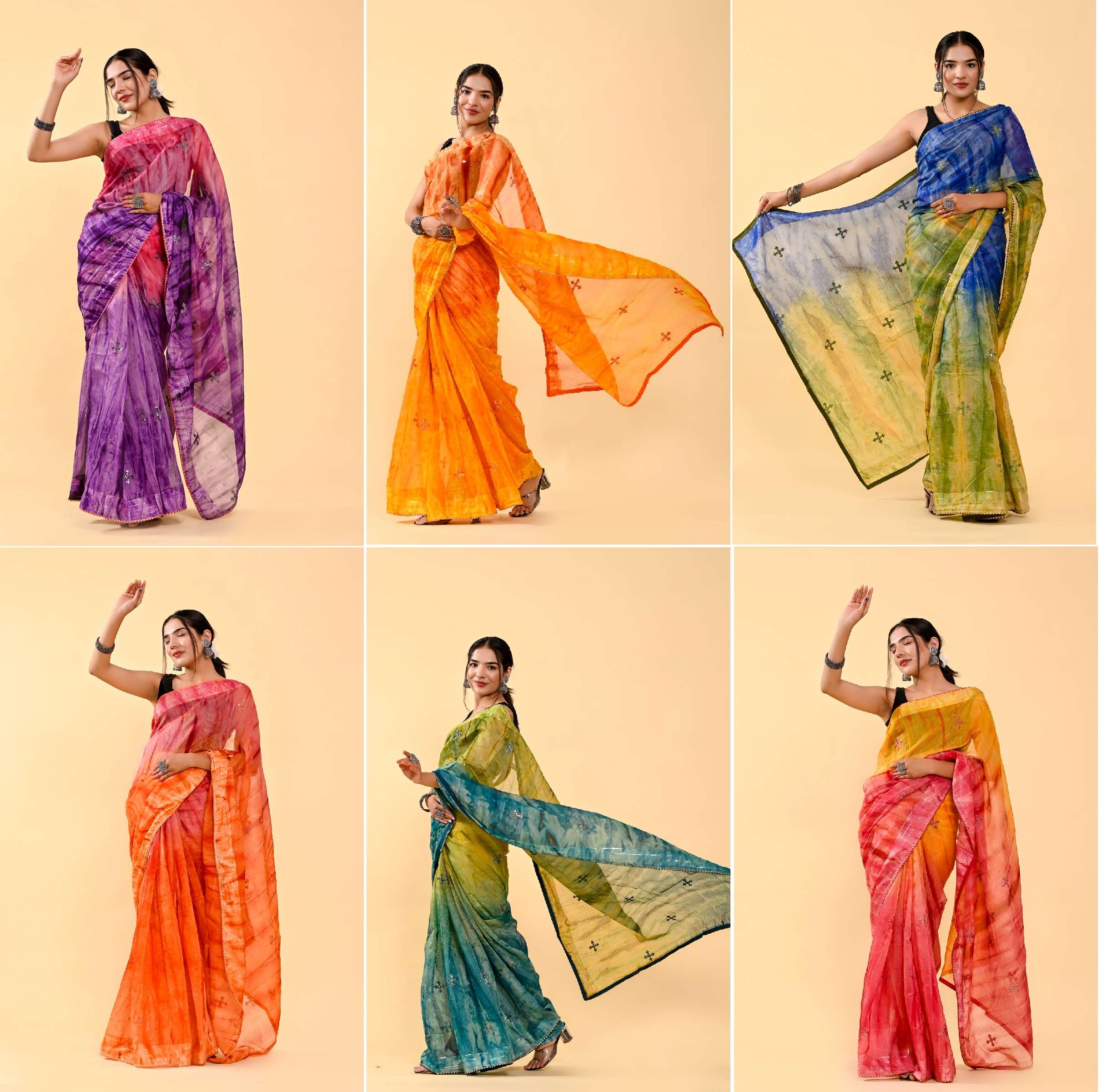 Lucaya Vol 4 Multicolor Fancy Cotton Saree Wholesale catalog